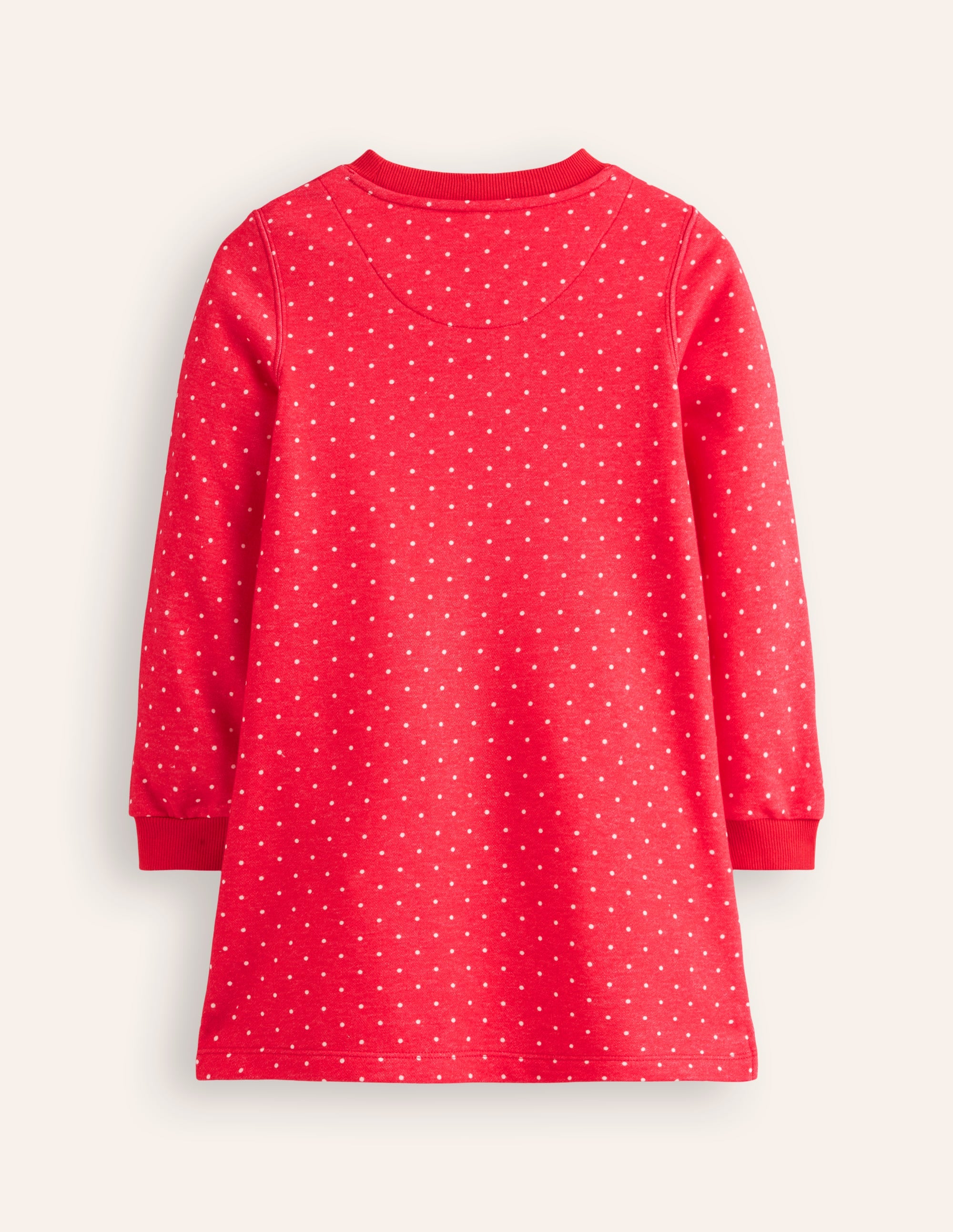Ida Sweatshirtkleid mit Applikation-Rosarot Pünktchen Tiere - Image 5