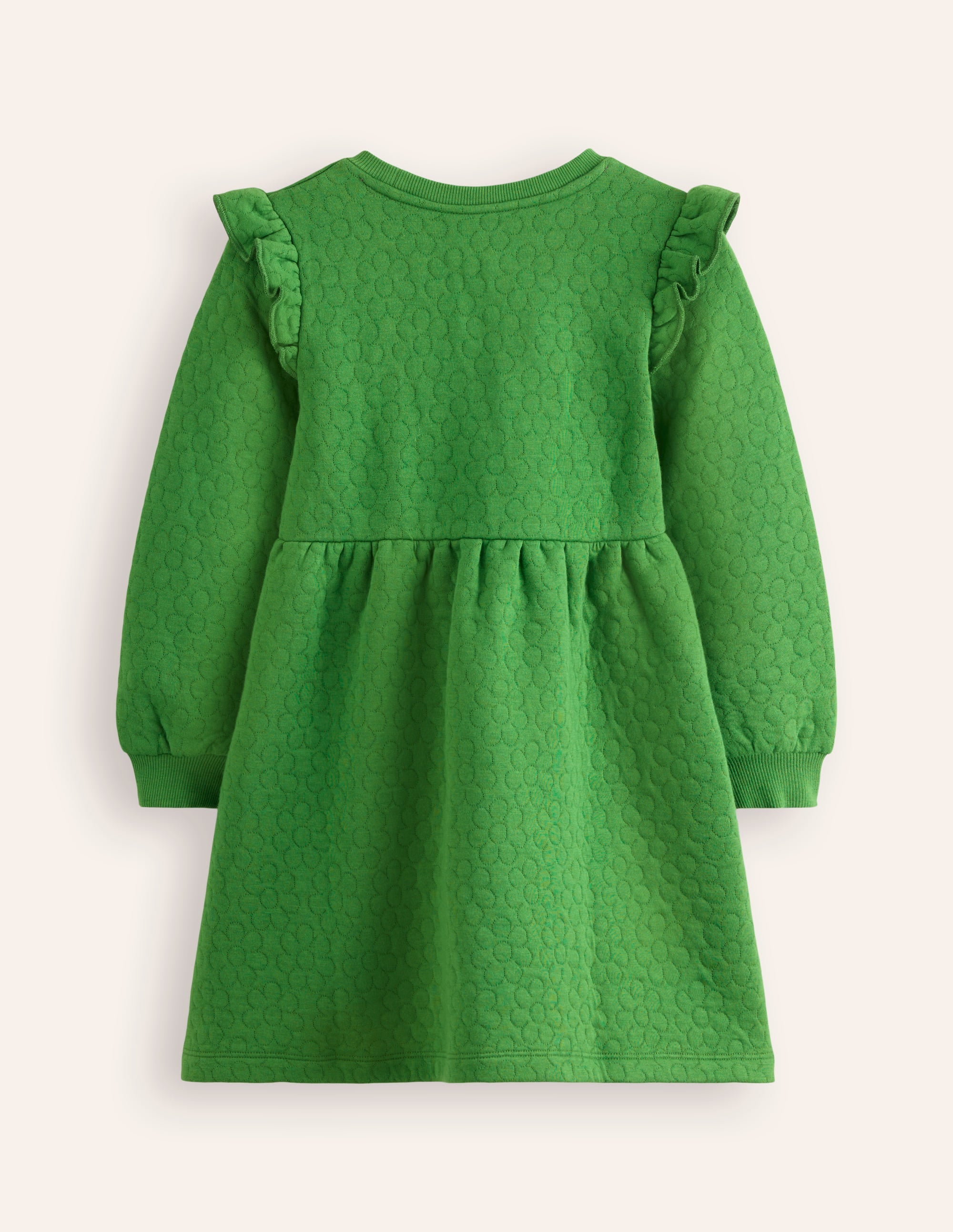Jacquard-Sweatkleid mit Blumenmuster-Minzgrün - Image 2