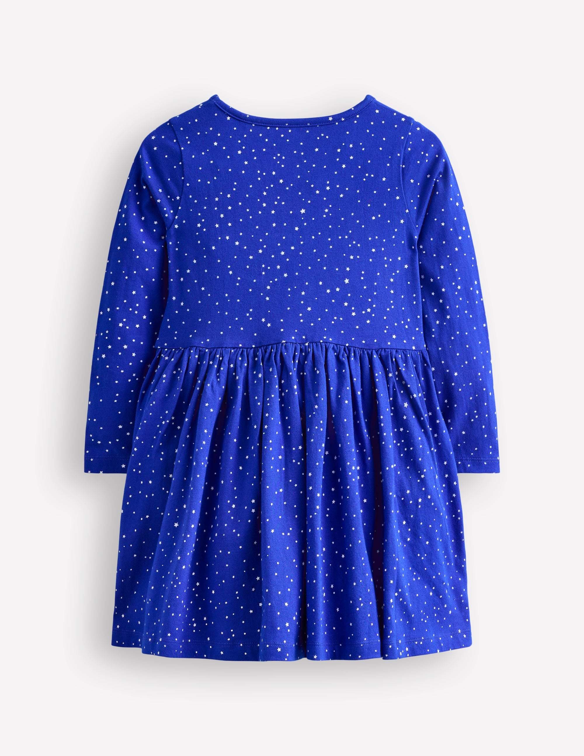 Robe en jersey avec appliqué sur l'ourlet-Noël bleu tribord doux - Image 5
