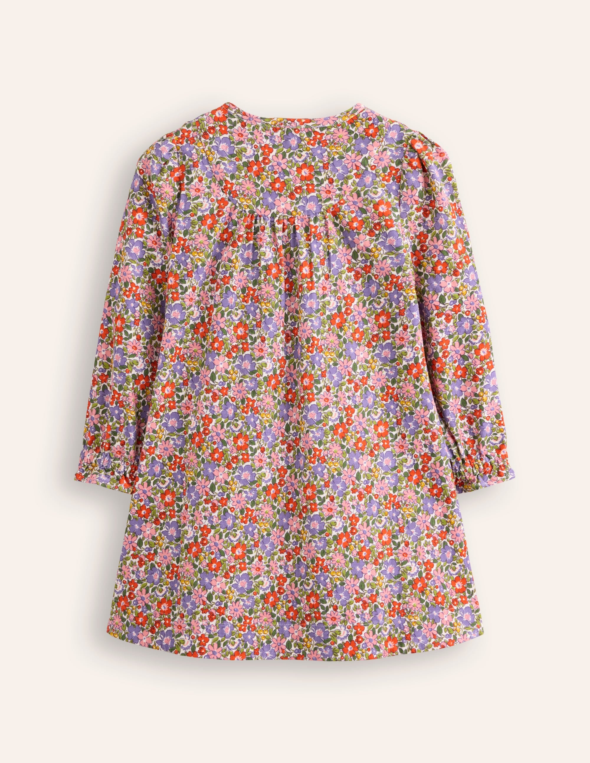 Norah Cordkleid mit Muschelsaum-Aster Violett Blumenbeet - Image 2