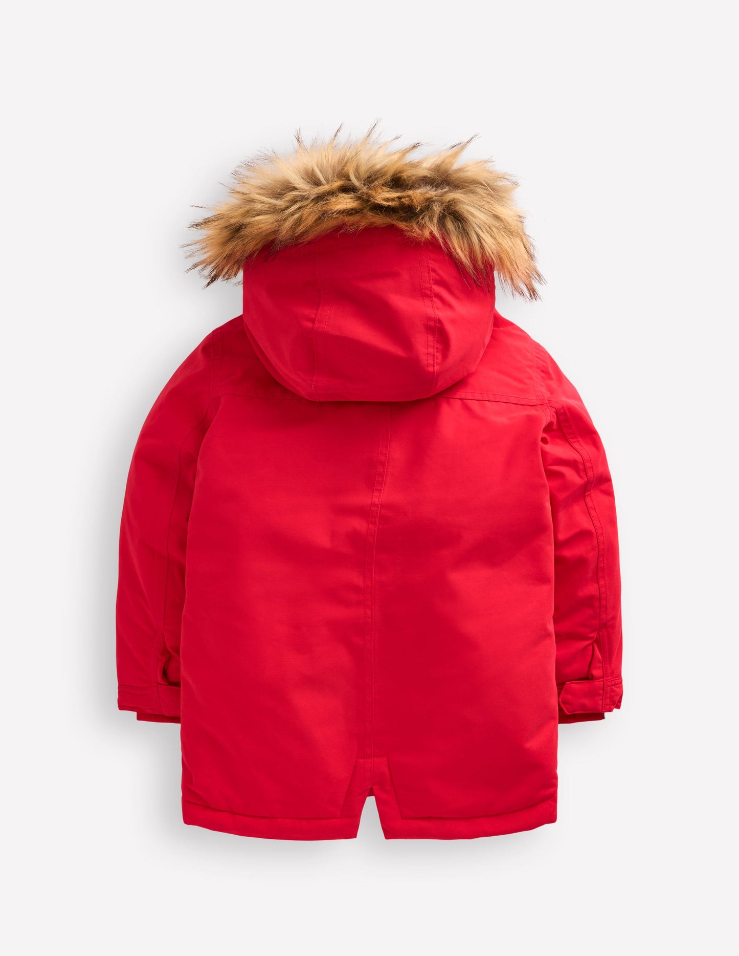 Authentischer wasserdichter Parka-Cherrytomatenrot