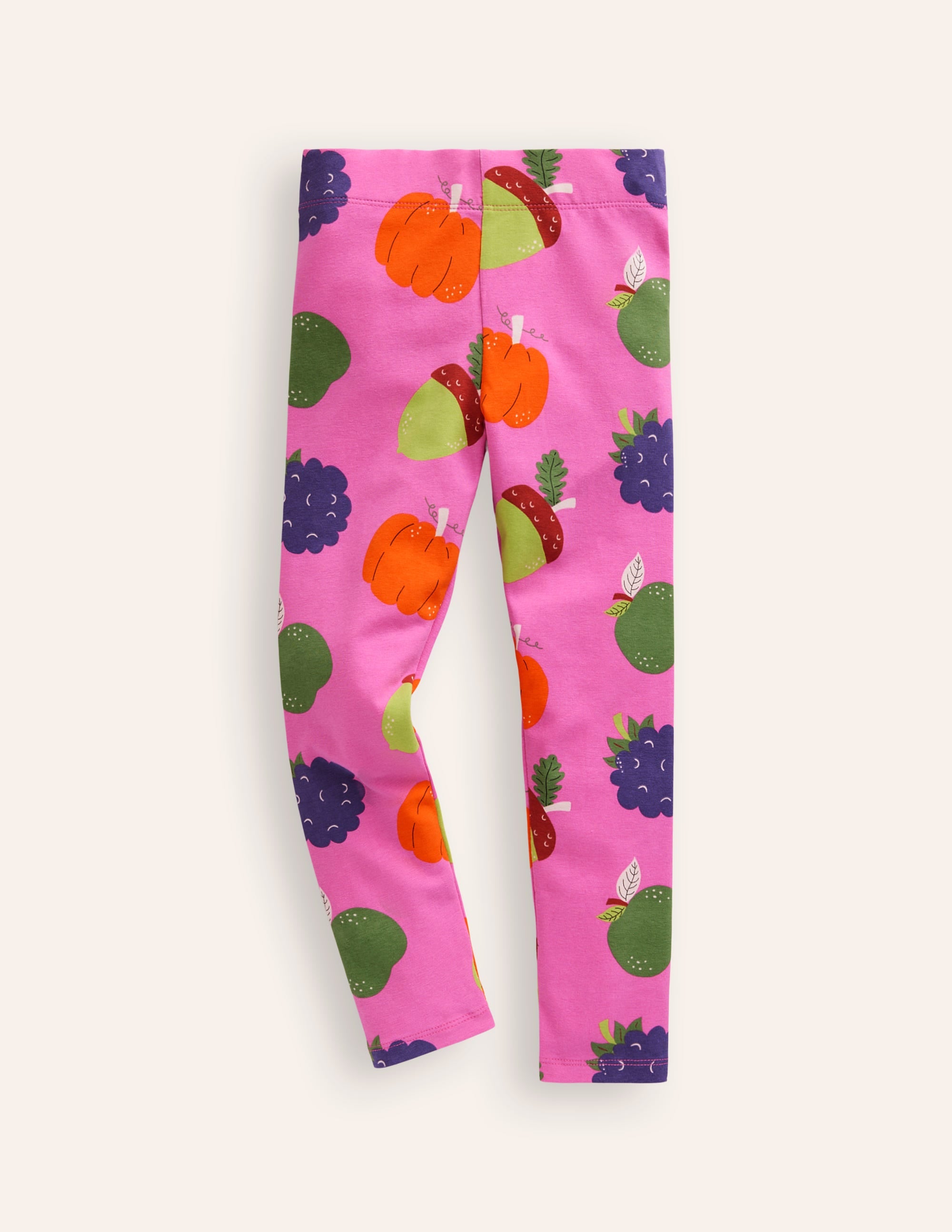 Legging pour tous les jours fun-Fruits d'automne rose bonheur - Image 1