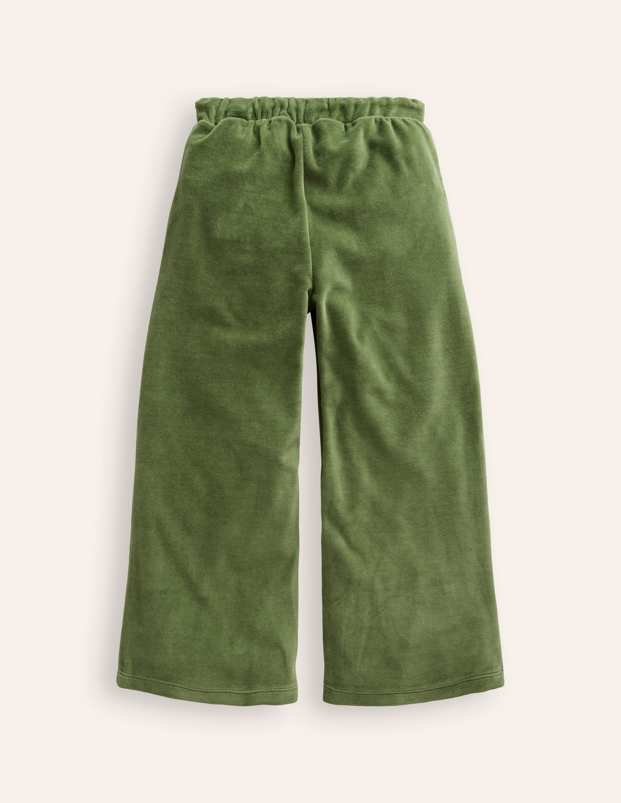 Bas de jogging en velours à poches cœurs-Vert étang profond - Image 2