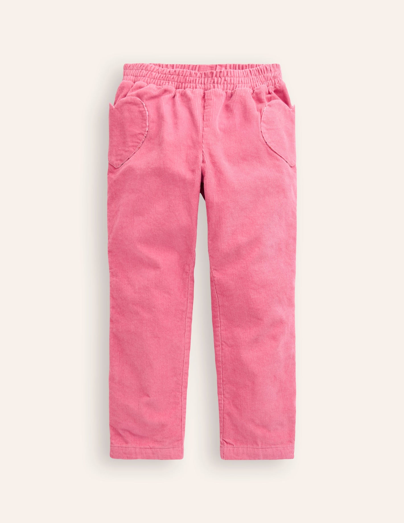 Gefütterte Cordhose zum Hineinschlüpfen-Bezaubernde Rose Rosa