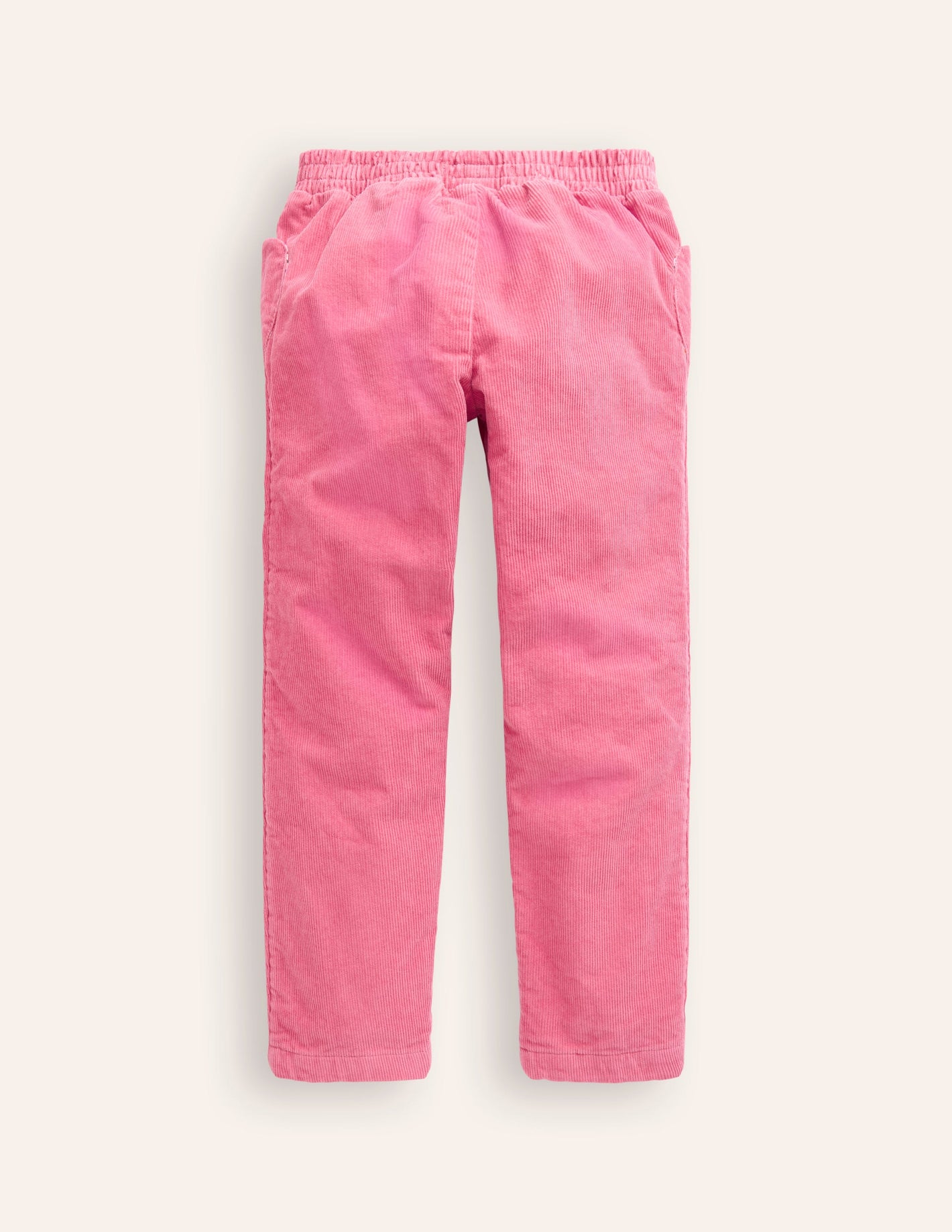 Gefütterte Cordhose zum Hineinschlüpfen-Bezaubernde Rose Rosa