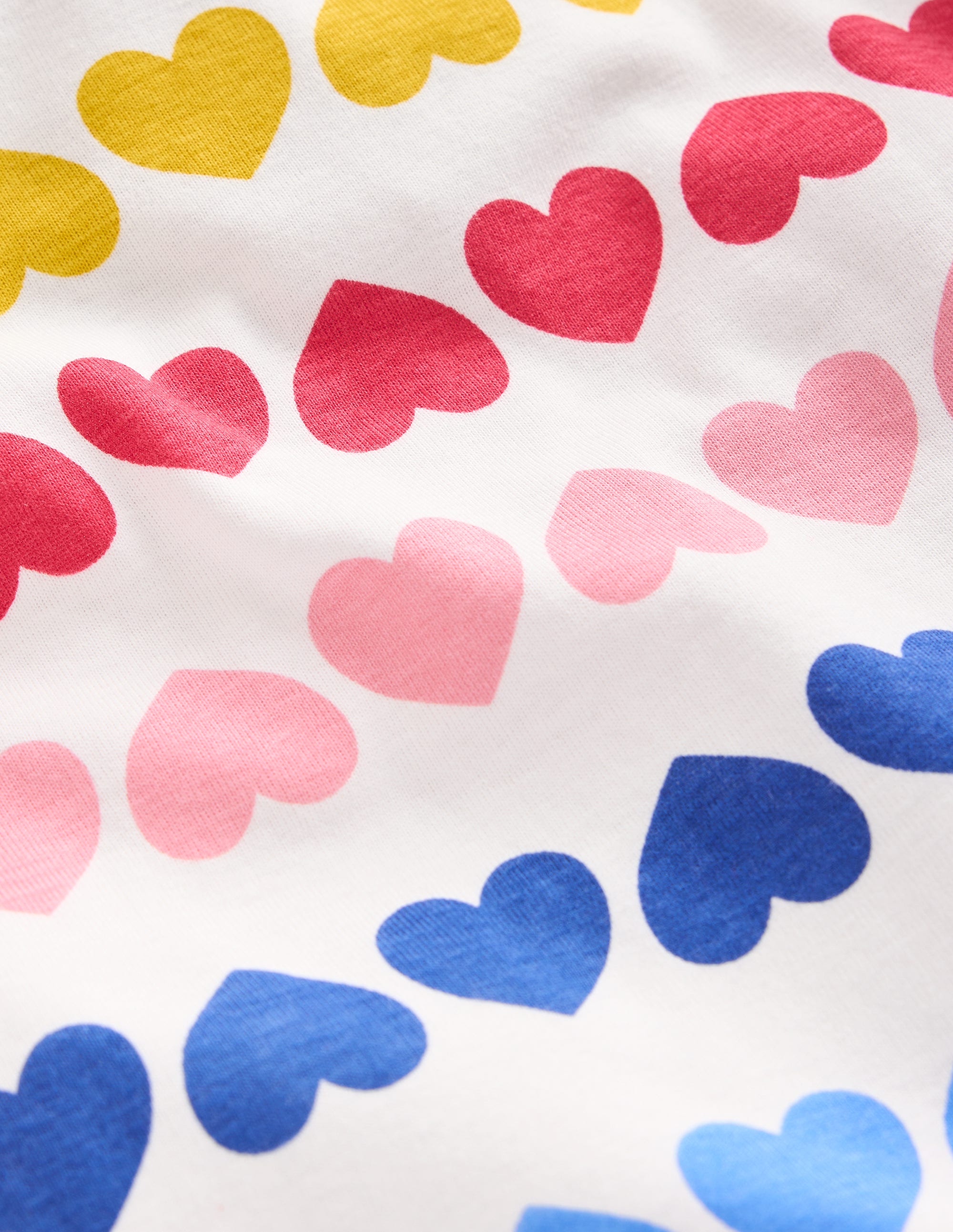 2 pyjamas douillets-Cœurs jacquard - Image 3