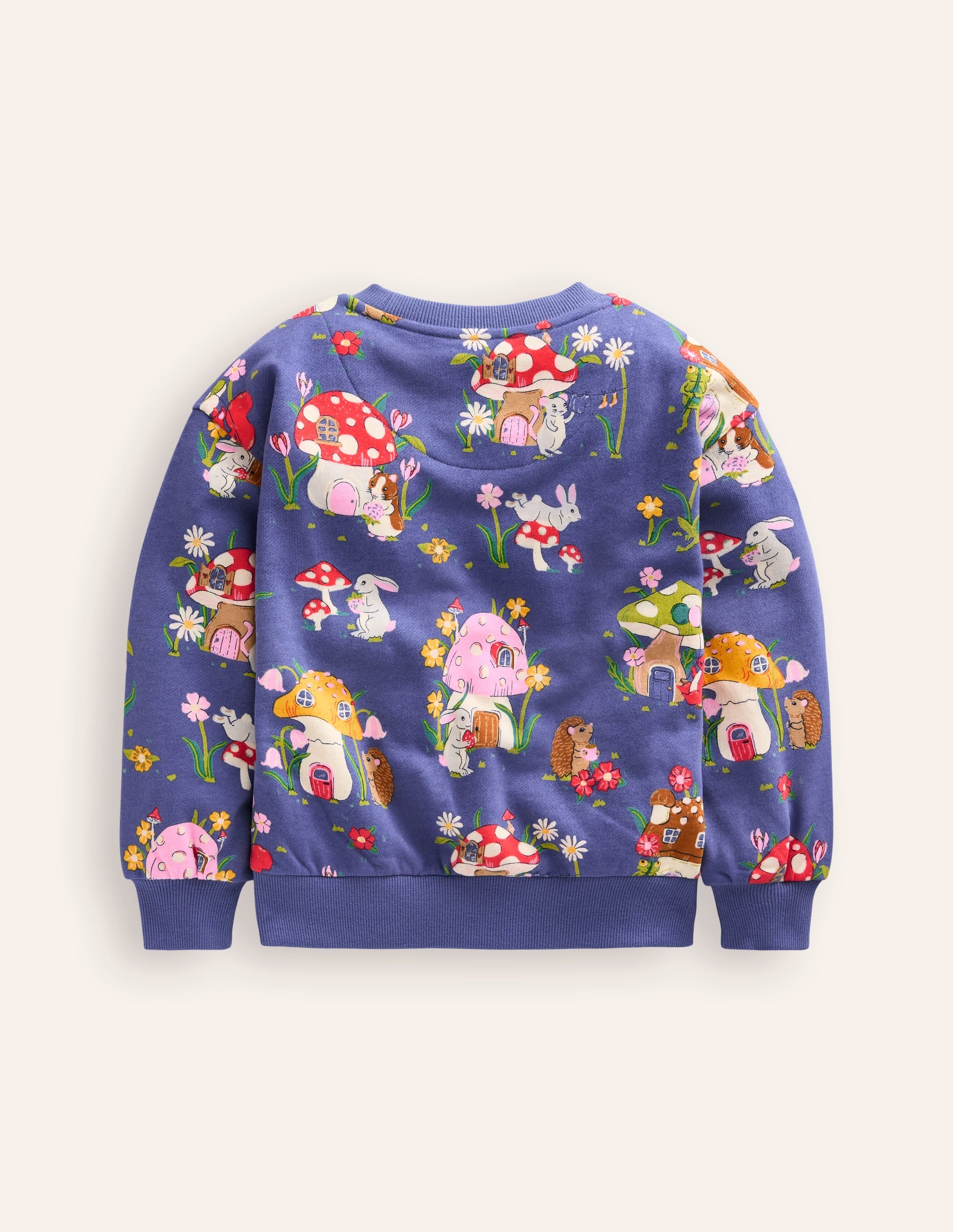 Lockeres Sweatshirt mit Druck-Steuerbordblau Fliegenpilz-Dorf - Image 2