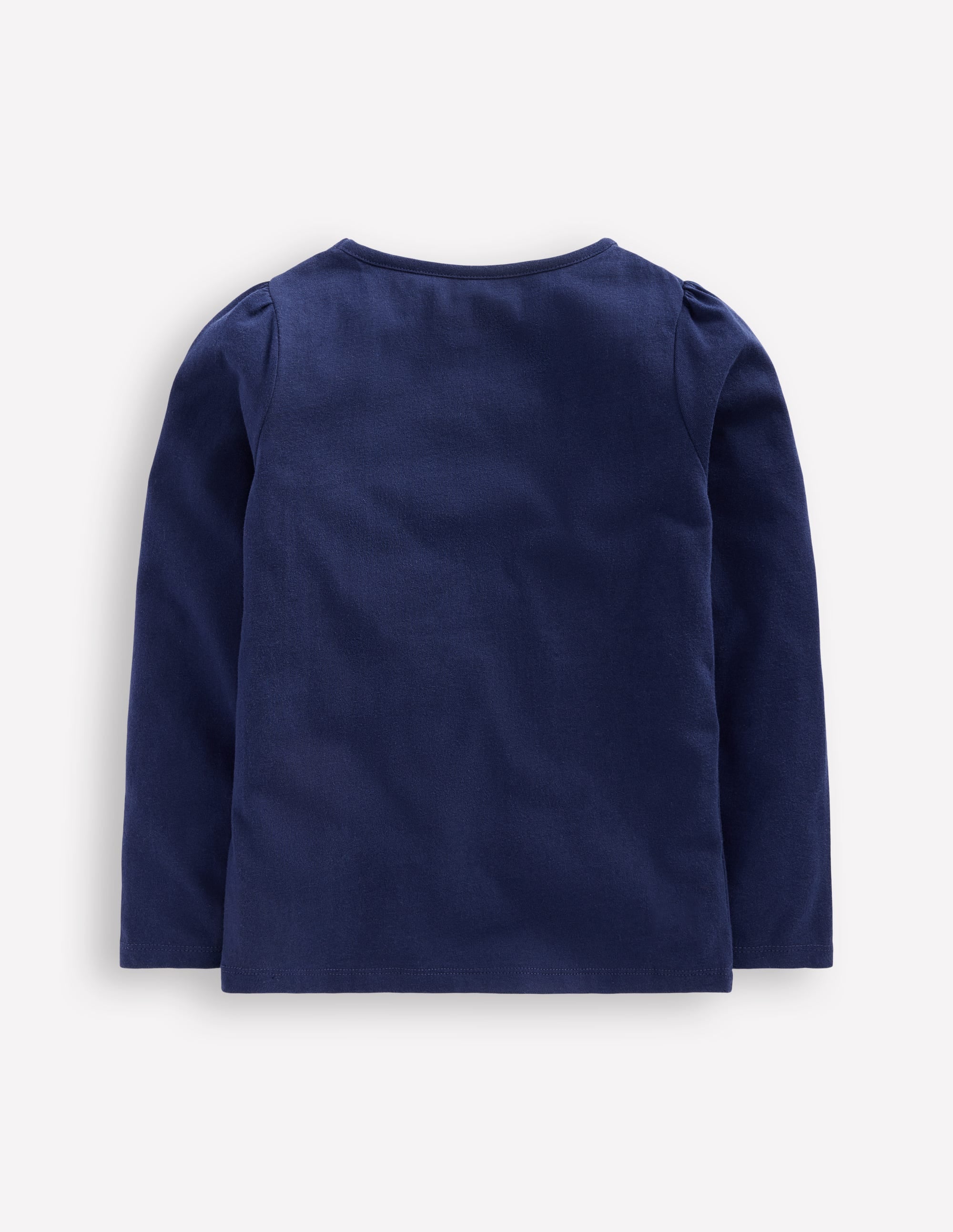 Top à manches bouffantes et super surpiqûres-Bleu Étoiles Licornes - Image 2