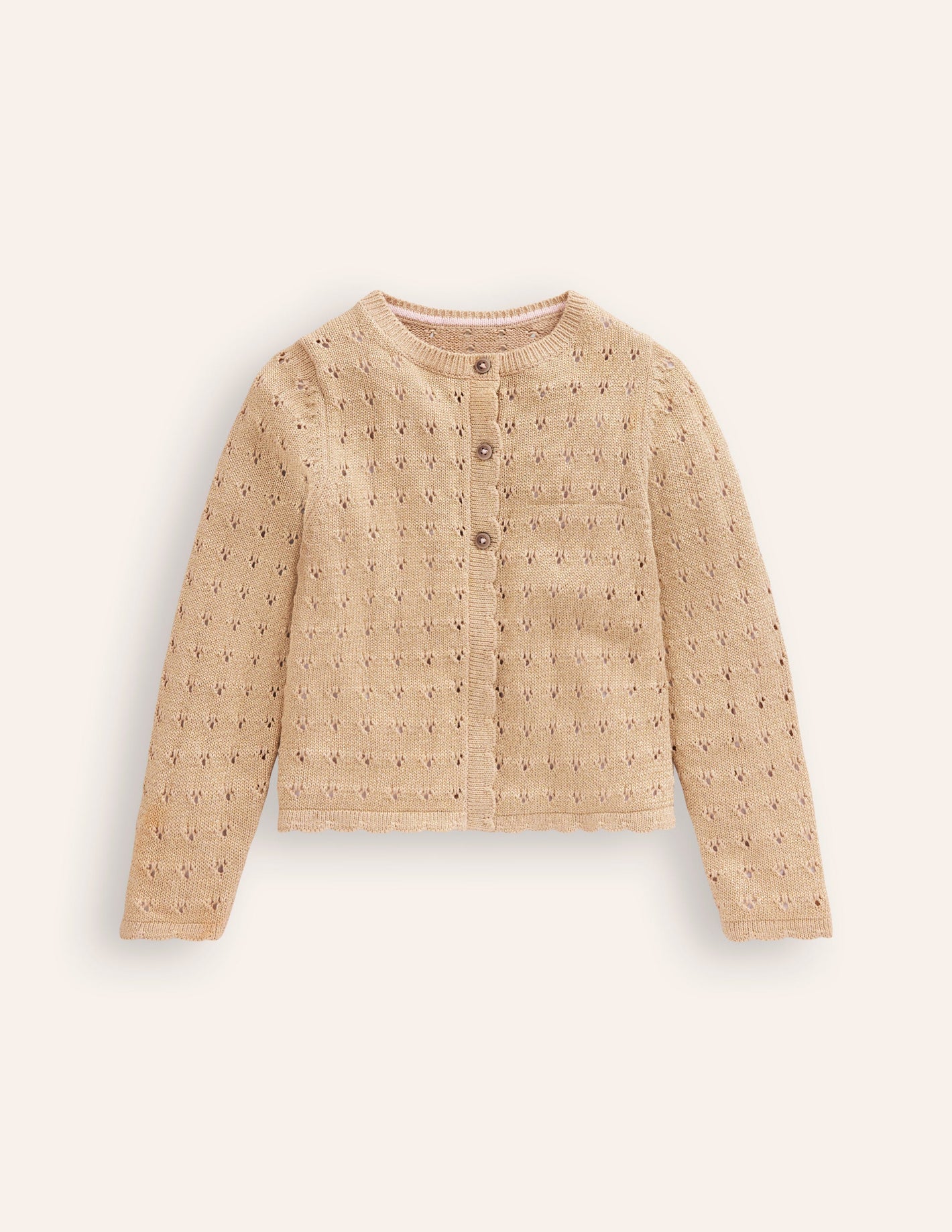 Sparkle Occasion Cardigan-Gold