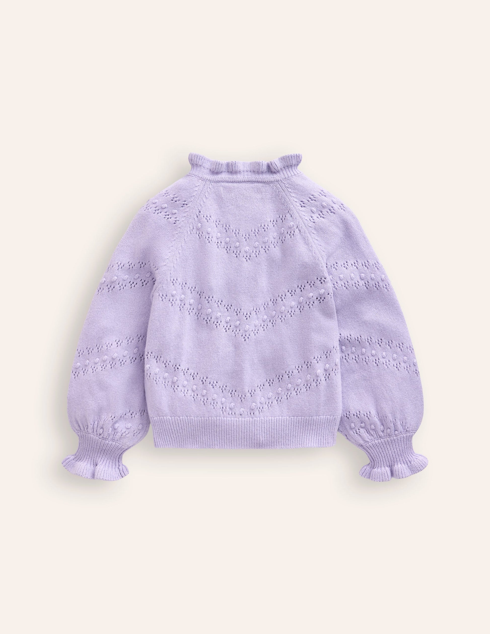 Faye Embroidered Cardigan-Misty Lavender-2