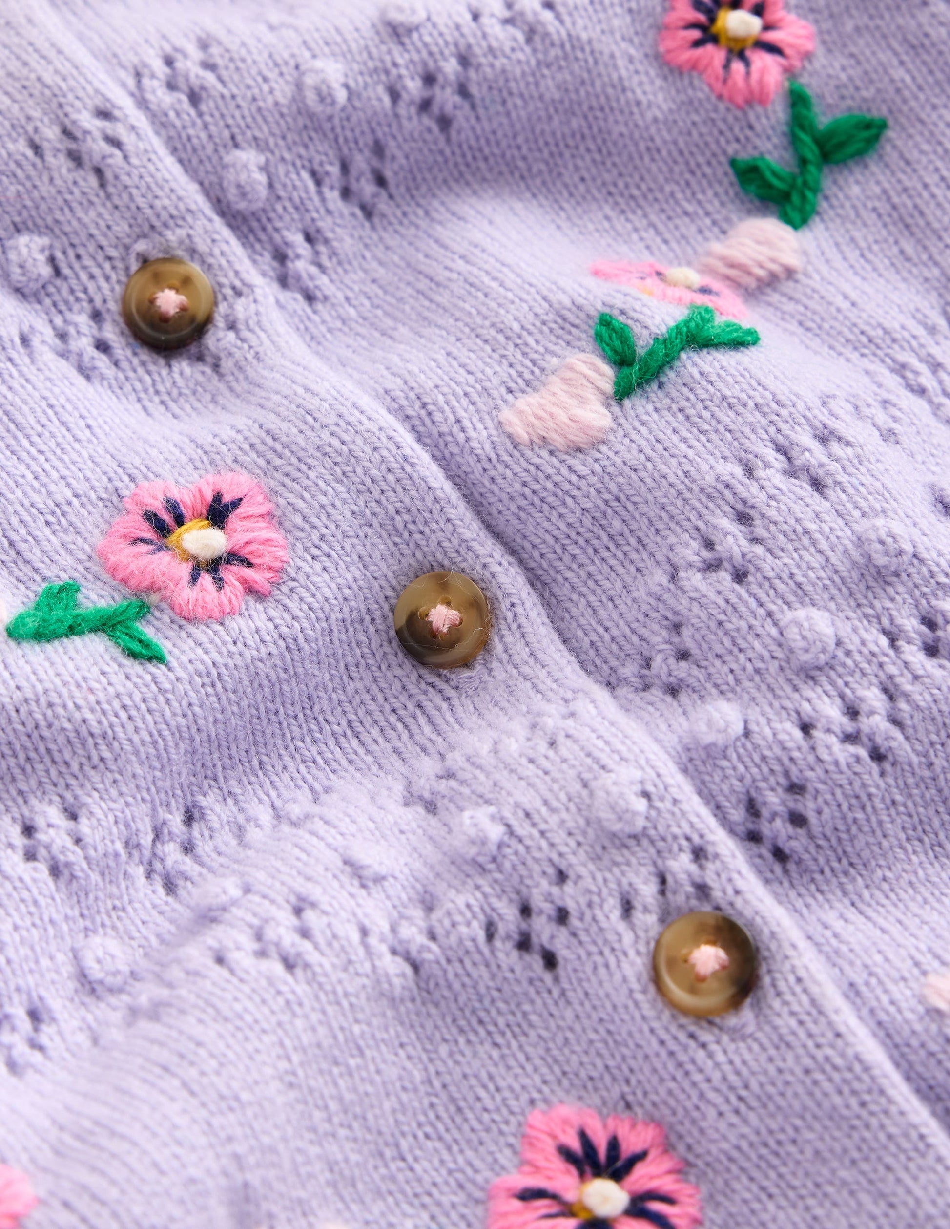 Faye Embroidered Cardigan-Misty Lavender-3