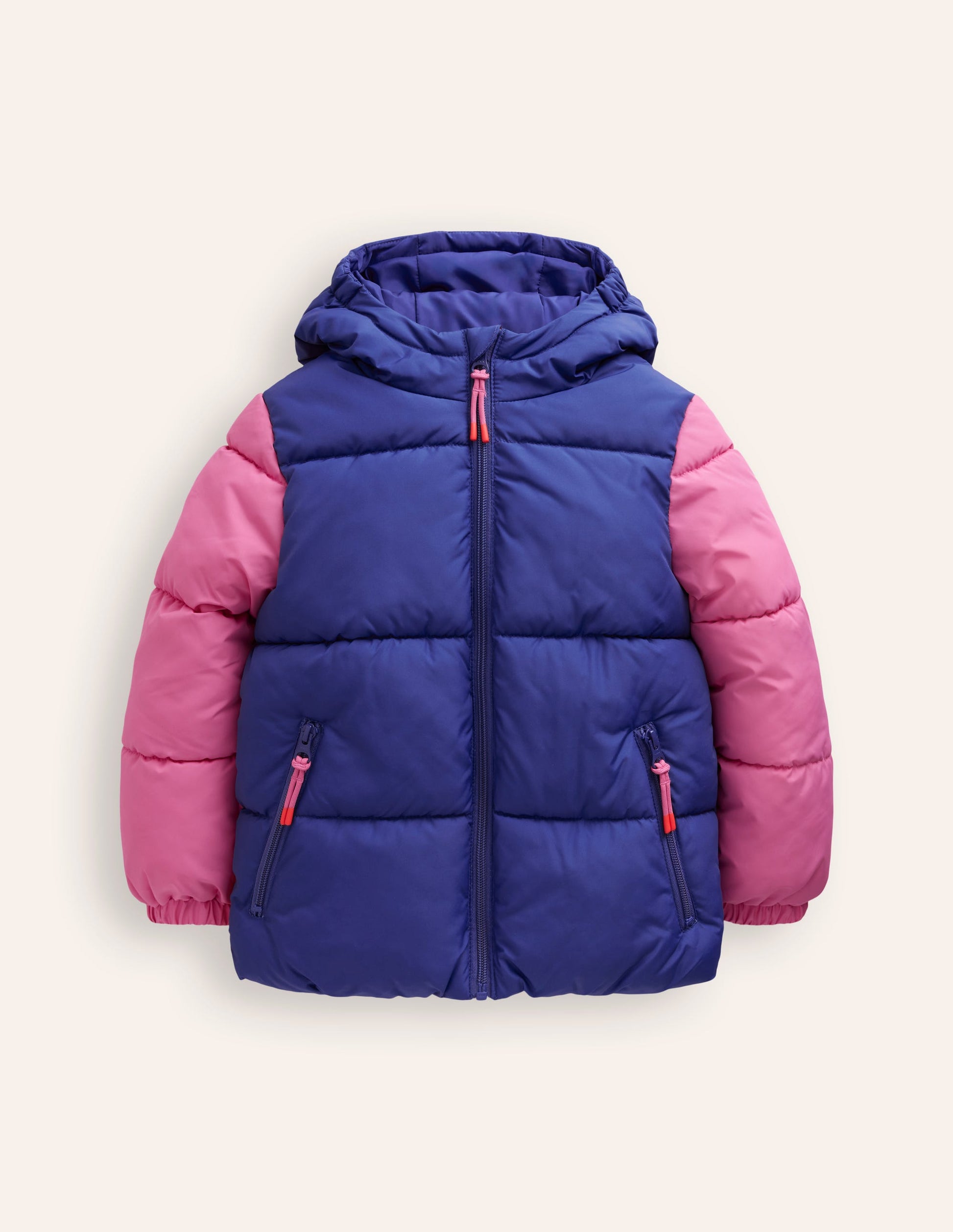 Doudoune fun-Fleur colourblock-1