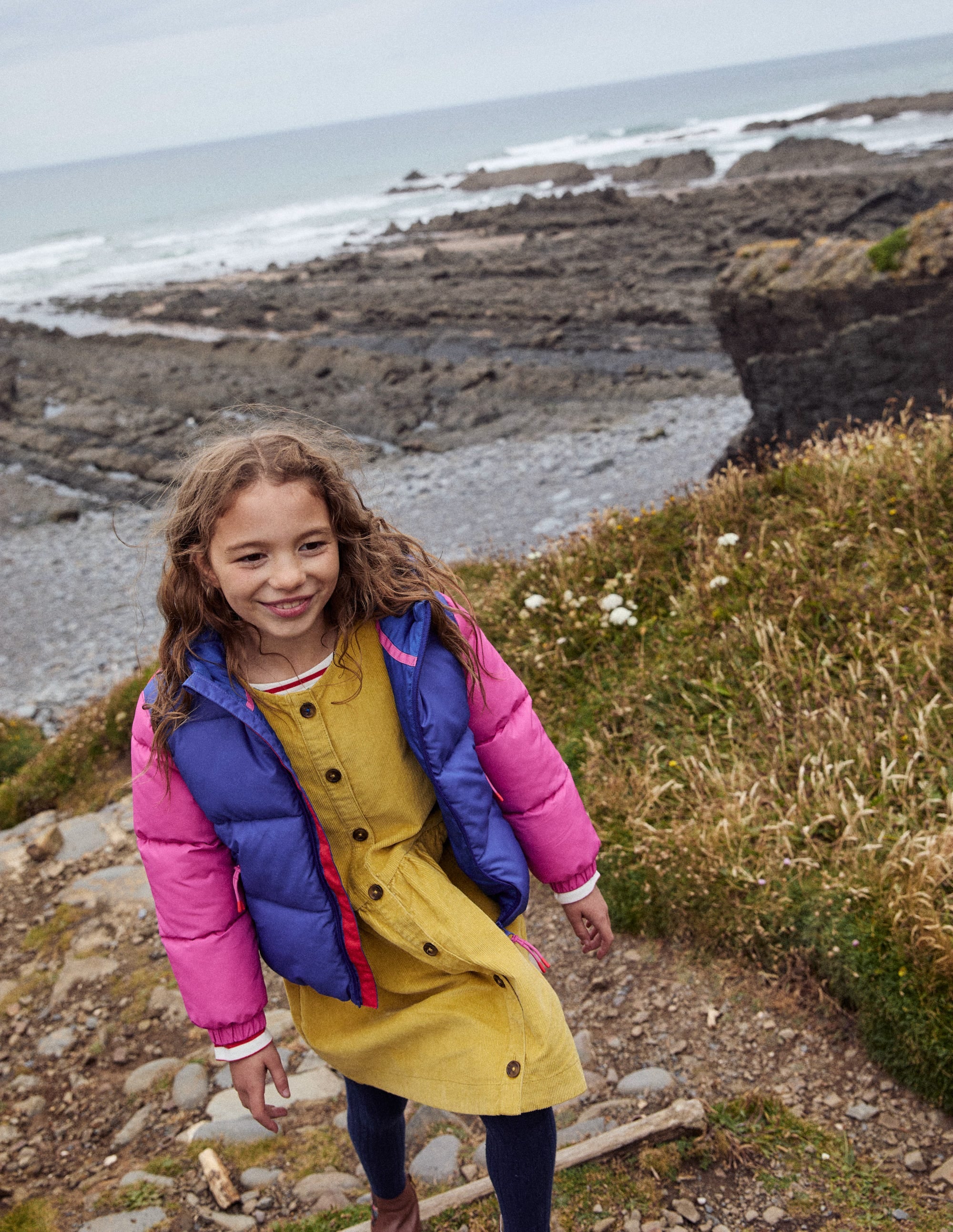 Doudoune fun-Fleur colourblock - Image 6