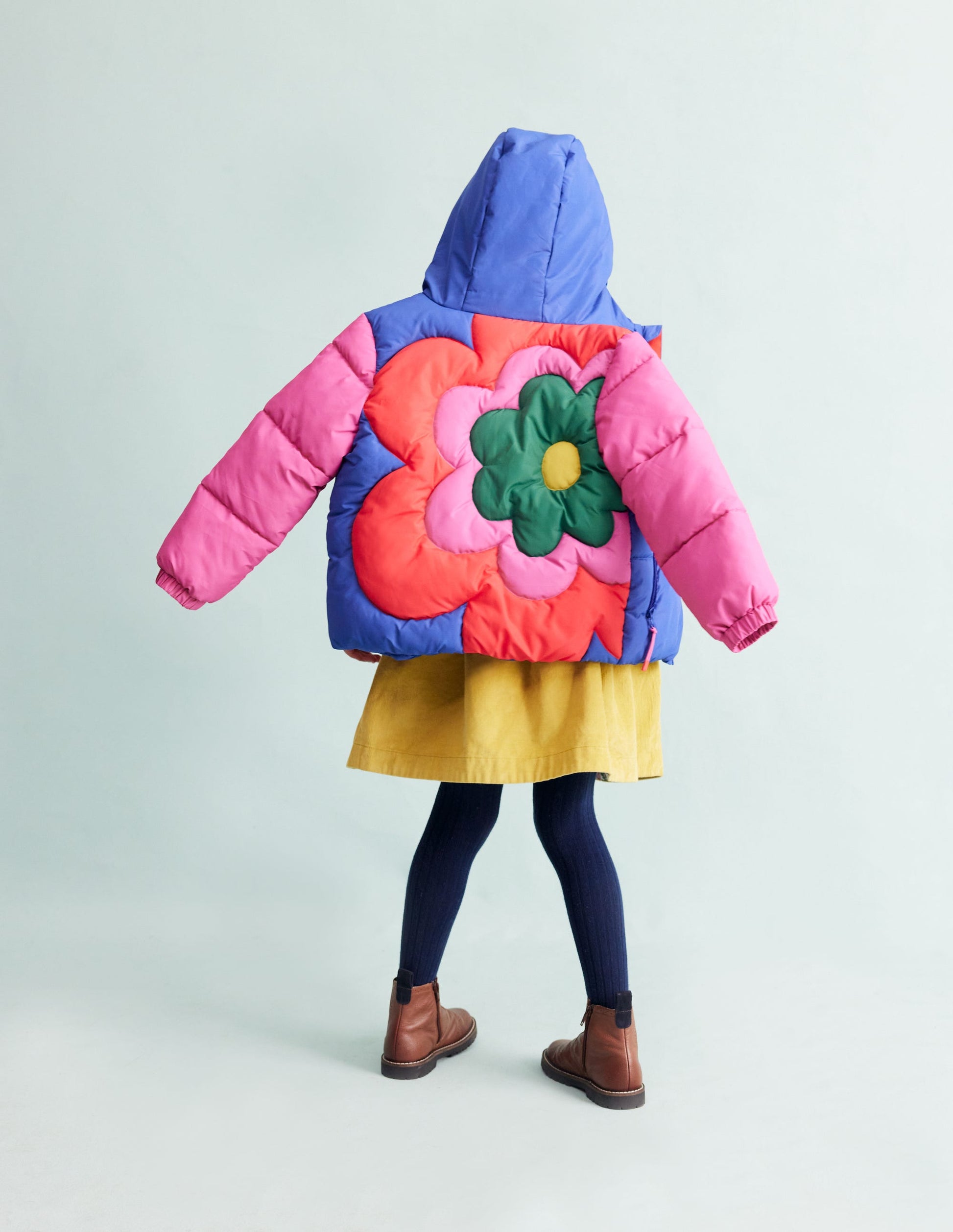 Doudoune fun-Fleur colourblock-8