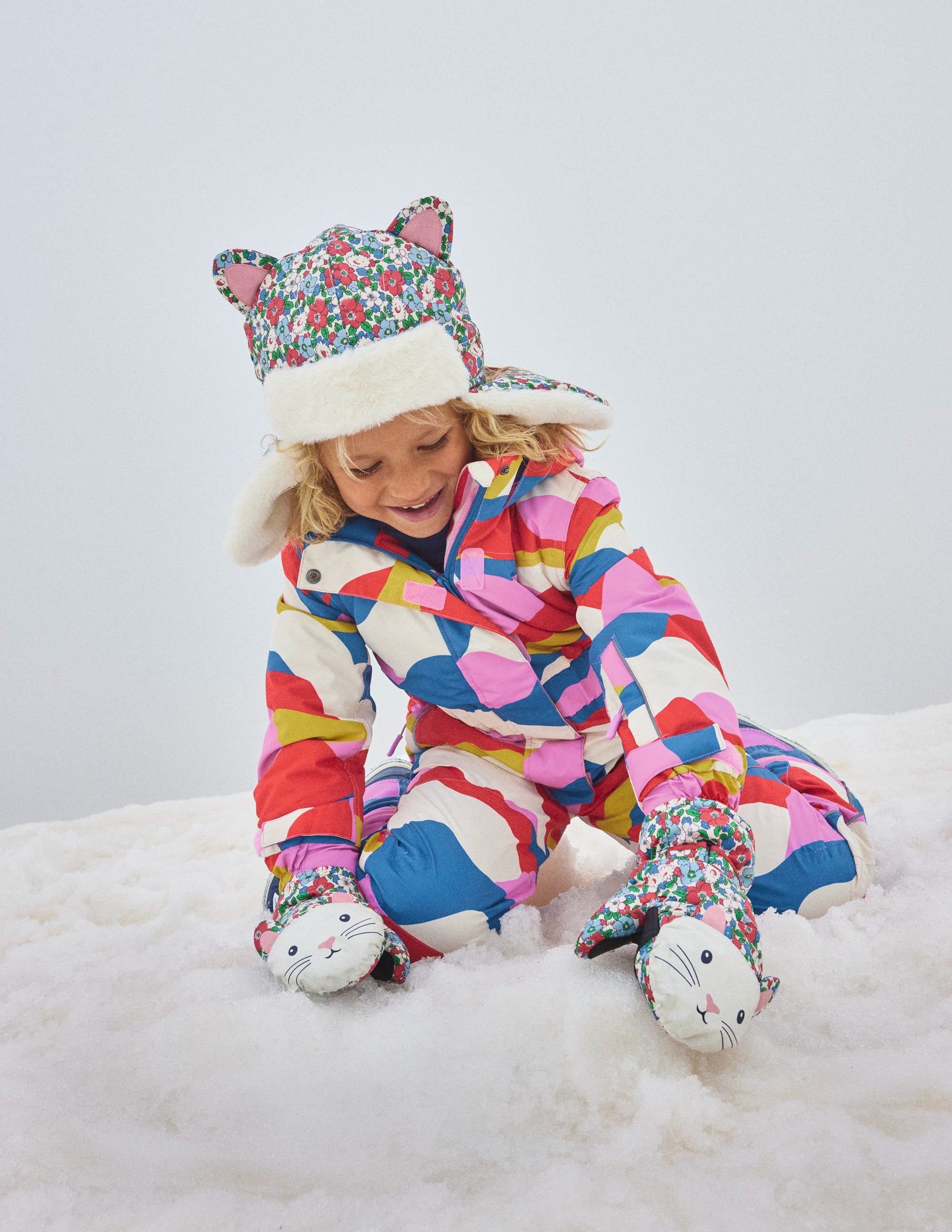 Combinaison de ski pour tous les temps-Camouflage Ski Rose Cosmos - Image 8