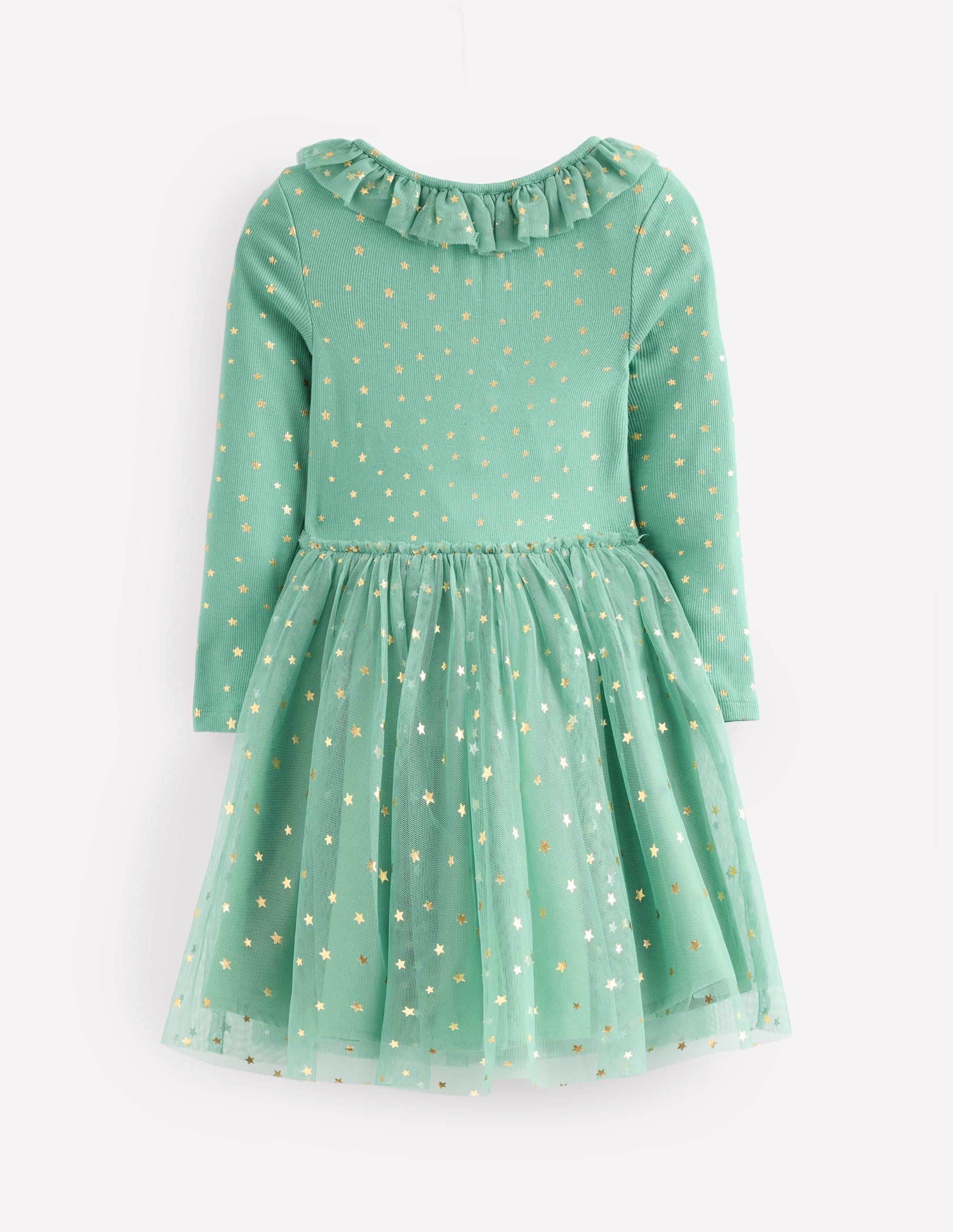 Rose Tüllkleid zum Herumwirbeln-Eukalyptus Goldsterne - Image 2