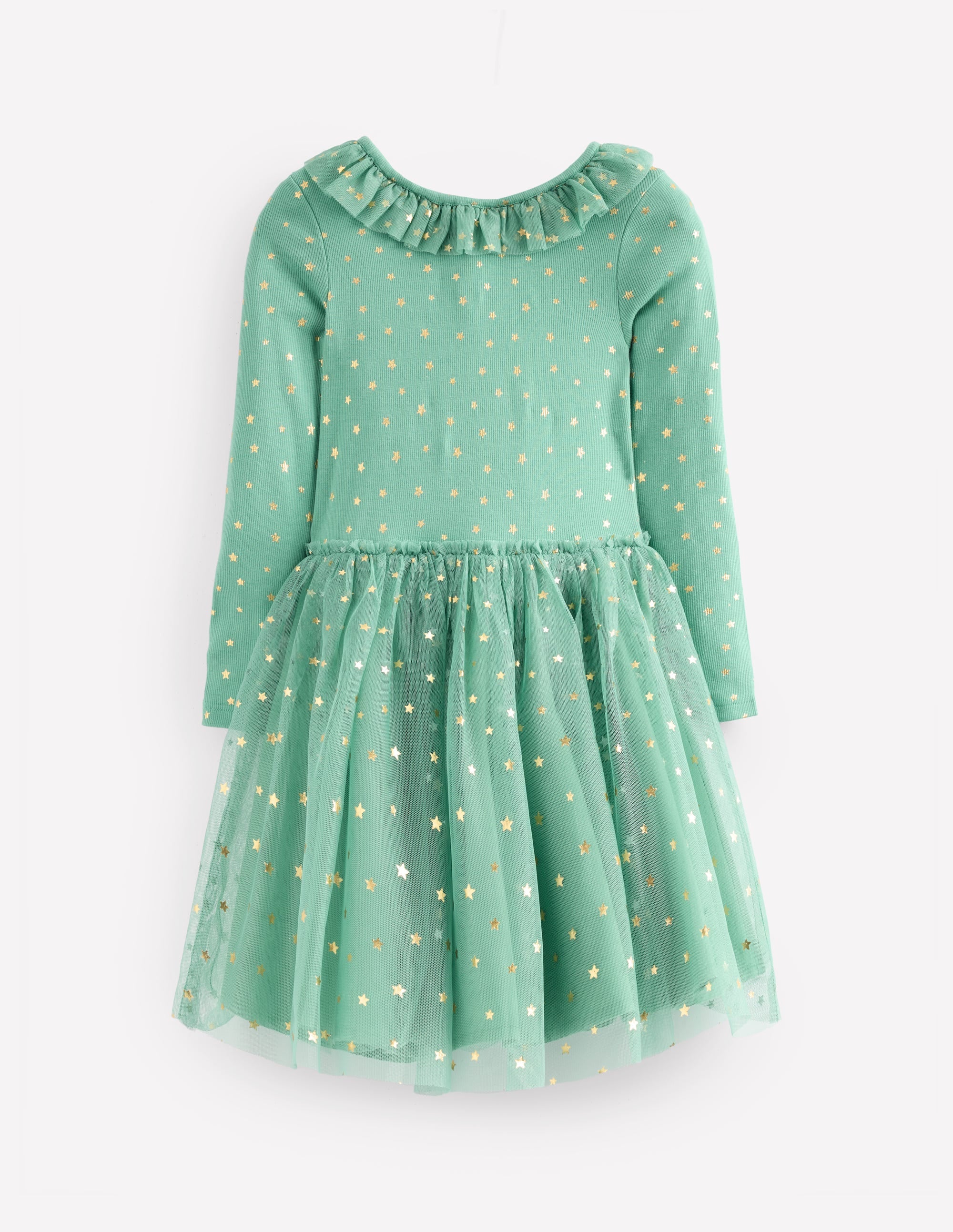 Rose Tüllkleid zum Herumwirbeln-Eukalyptus Goldsterne - Image 1