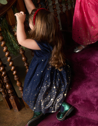 Esther Partykleid in Metallic-Optik-Anemone-5