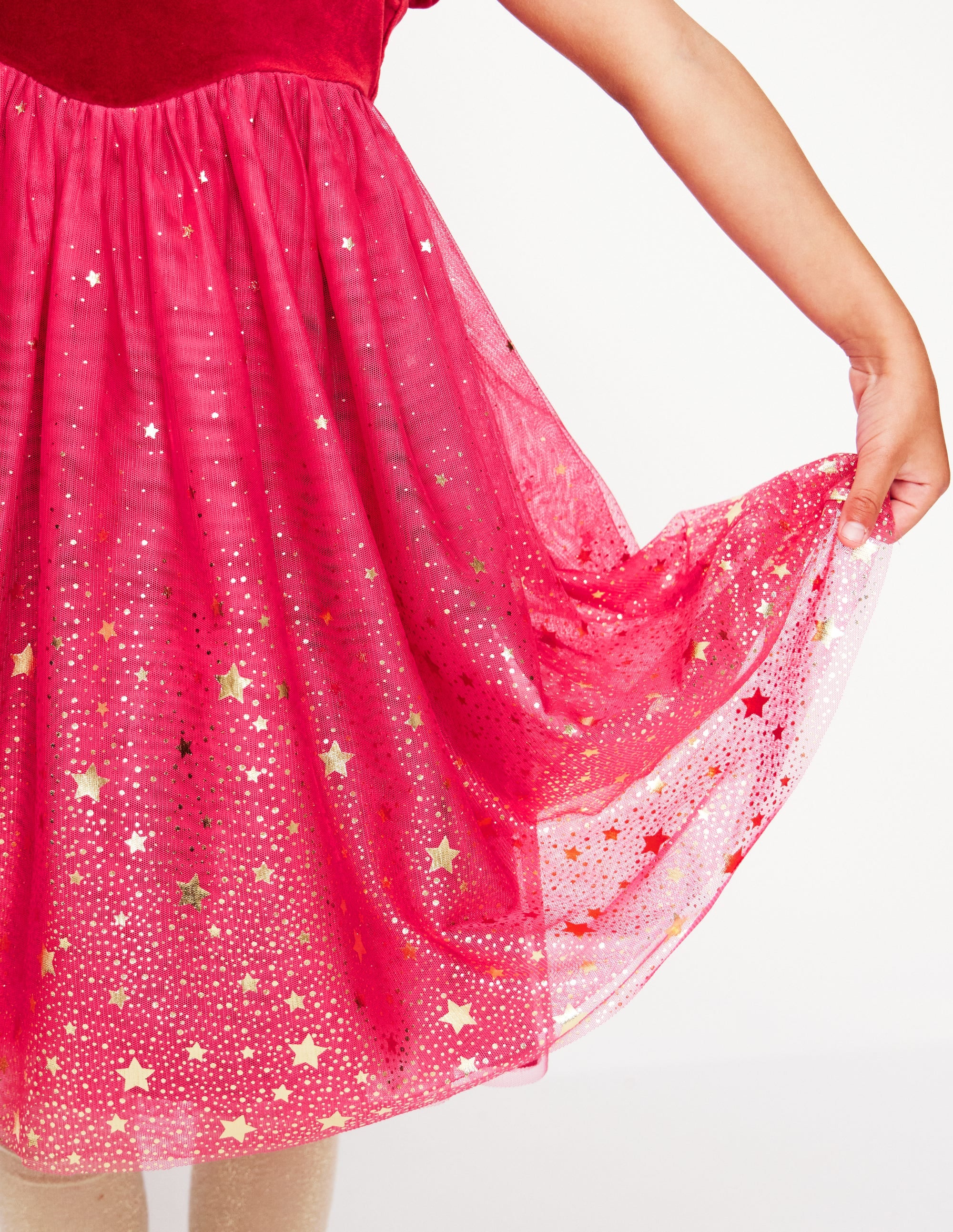 Robe de fête Esther métallisée-Rose Foncé - Image 6