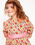 Peggy Partykleid aus Cord-Antique Rose Ditsy Geo