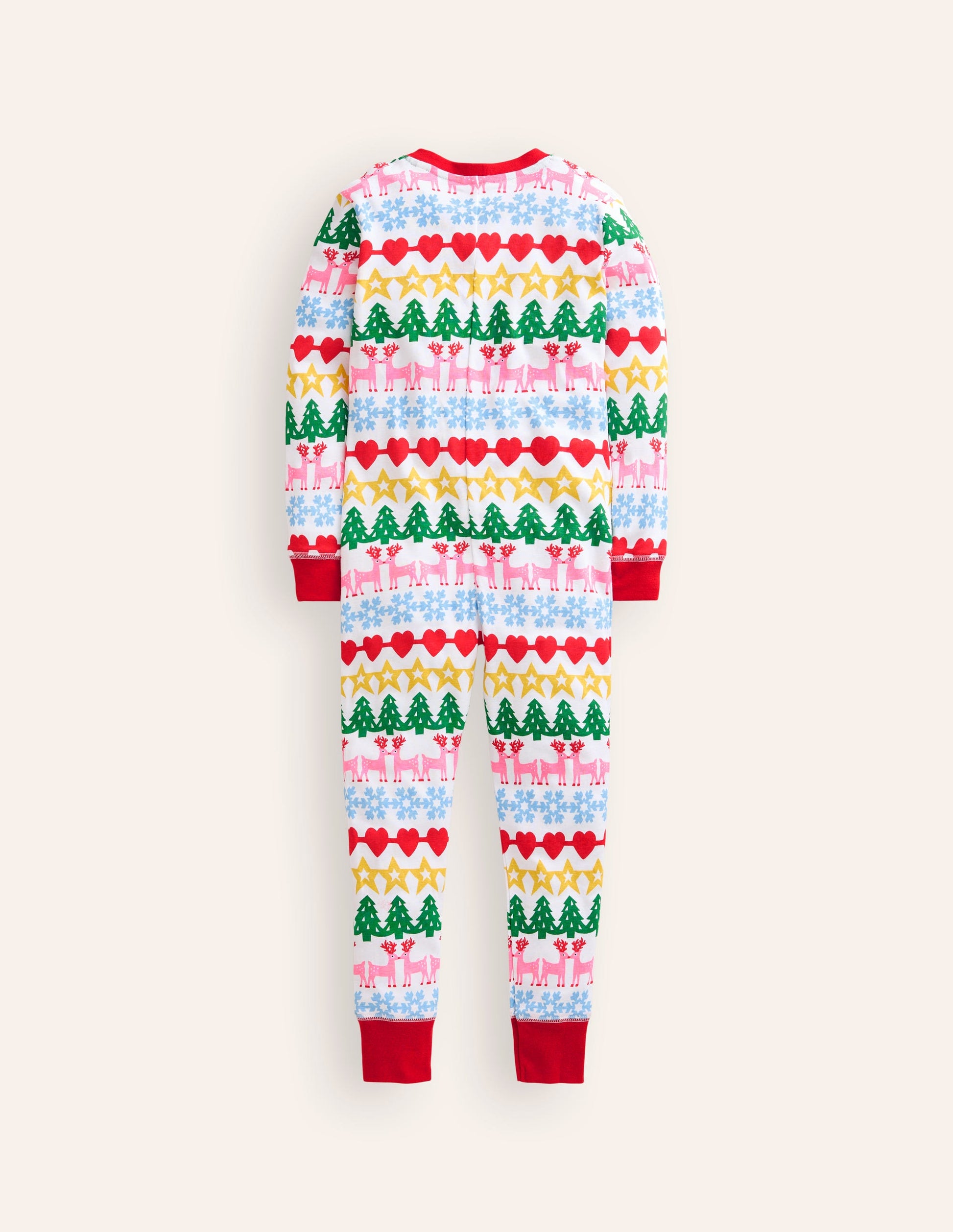 Snug All-In-One Pyjama-Christmas Fair Isle-2