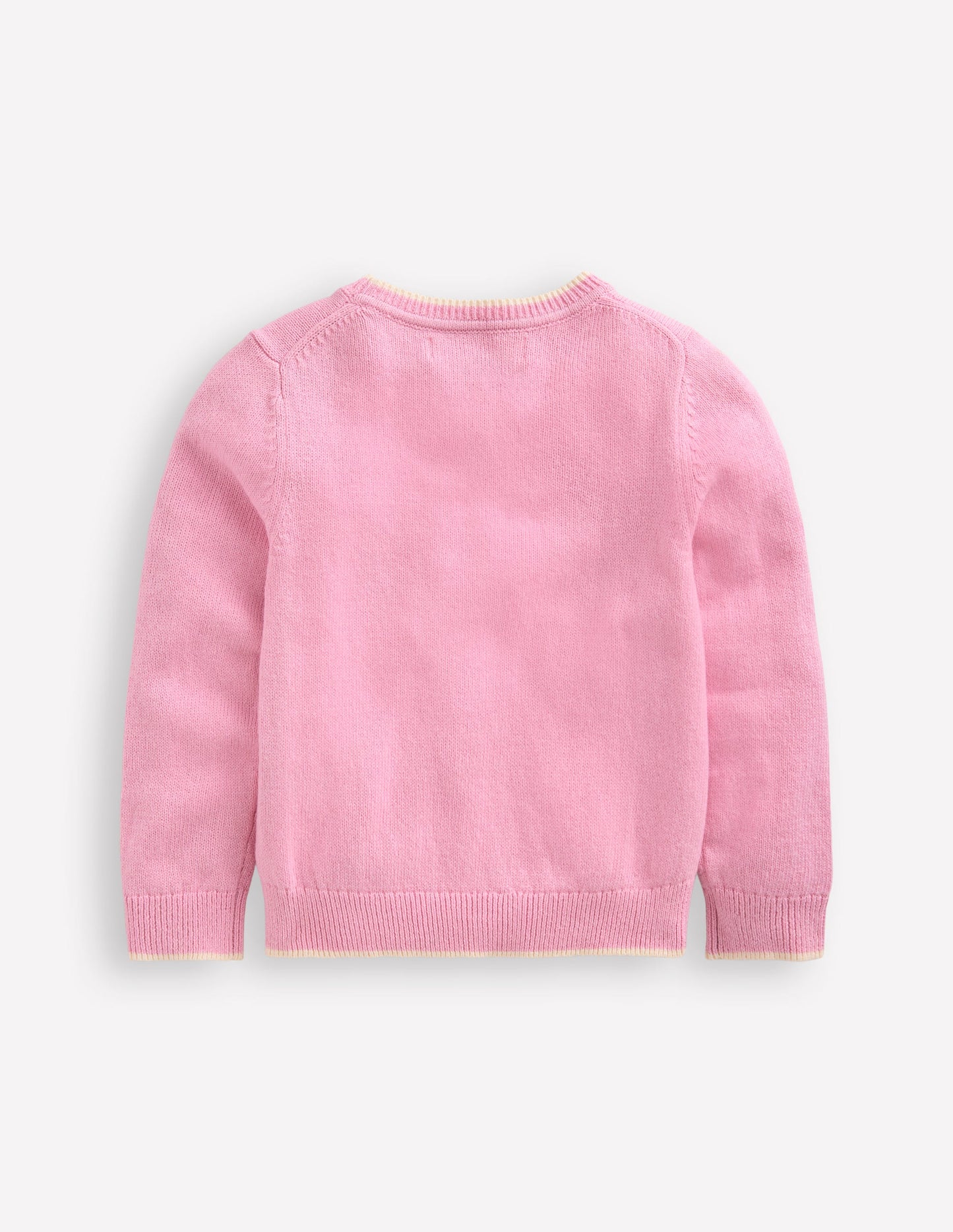 Origineller Pullover mit Logo-Kreiderosa Ballerina