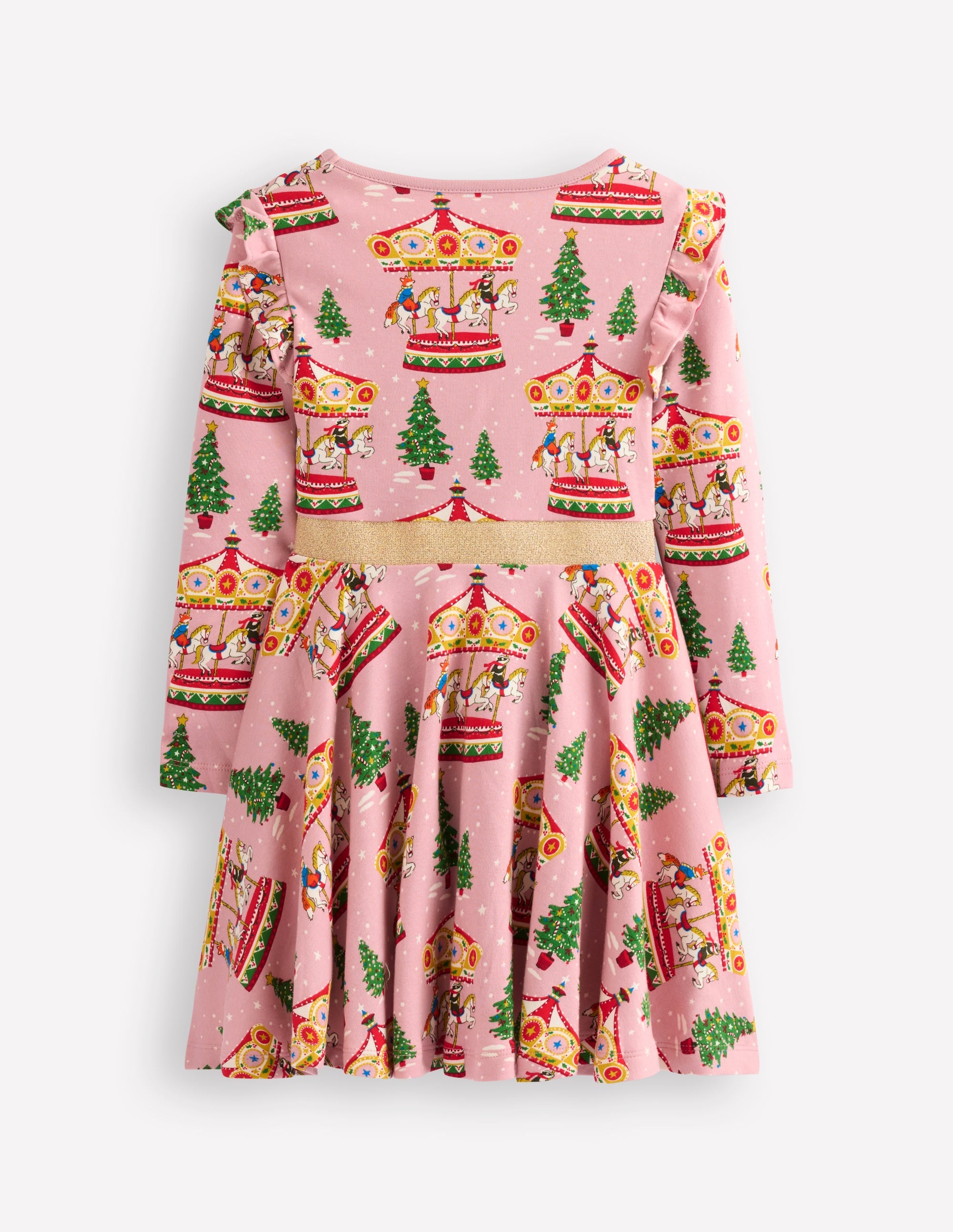 Mabel Twirly Ballerina Dress-Vintage Pink Carousel - Image 2