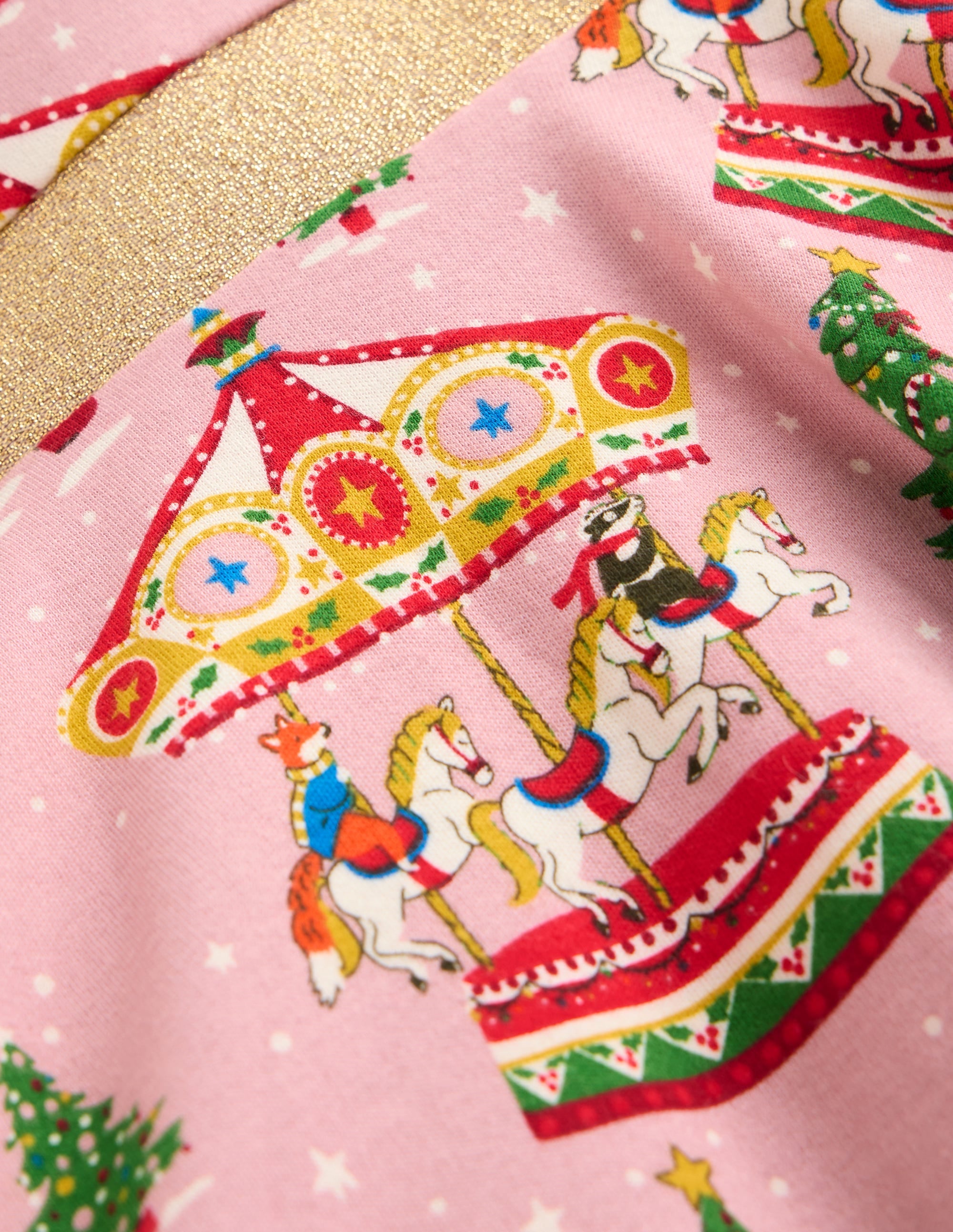 Mabel Twirly Ballerina Dress-Vintage Pink Carousel - Image 3