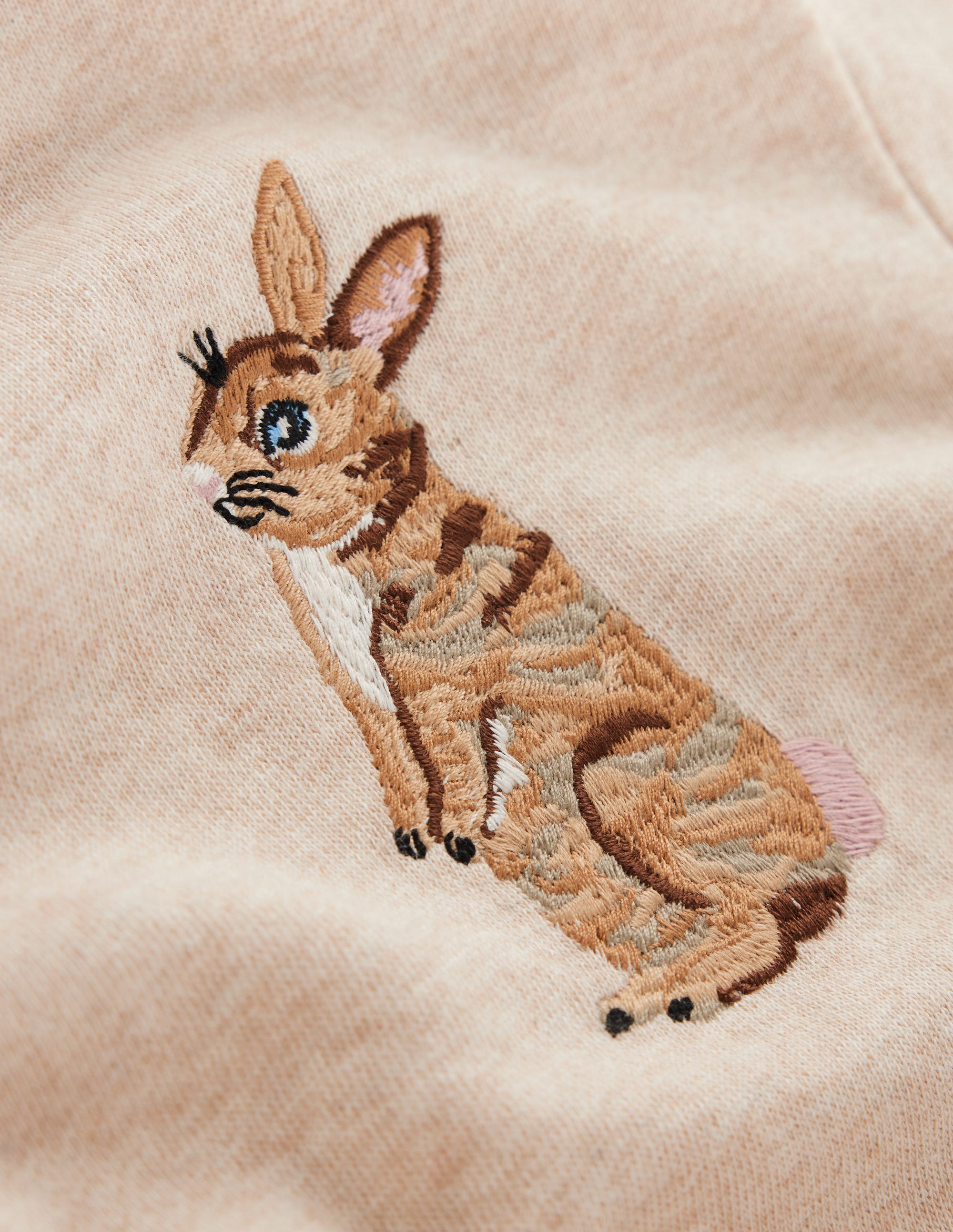 Sweat long décontracté-Lapin avoine - Image 3