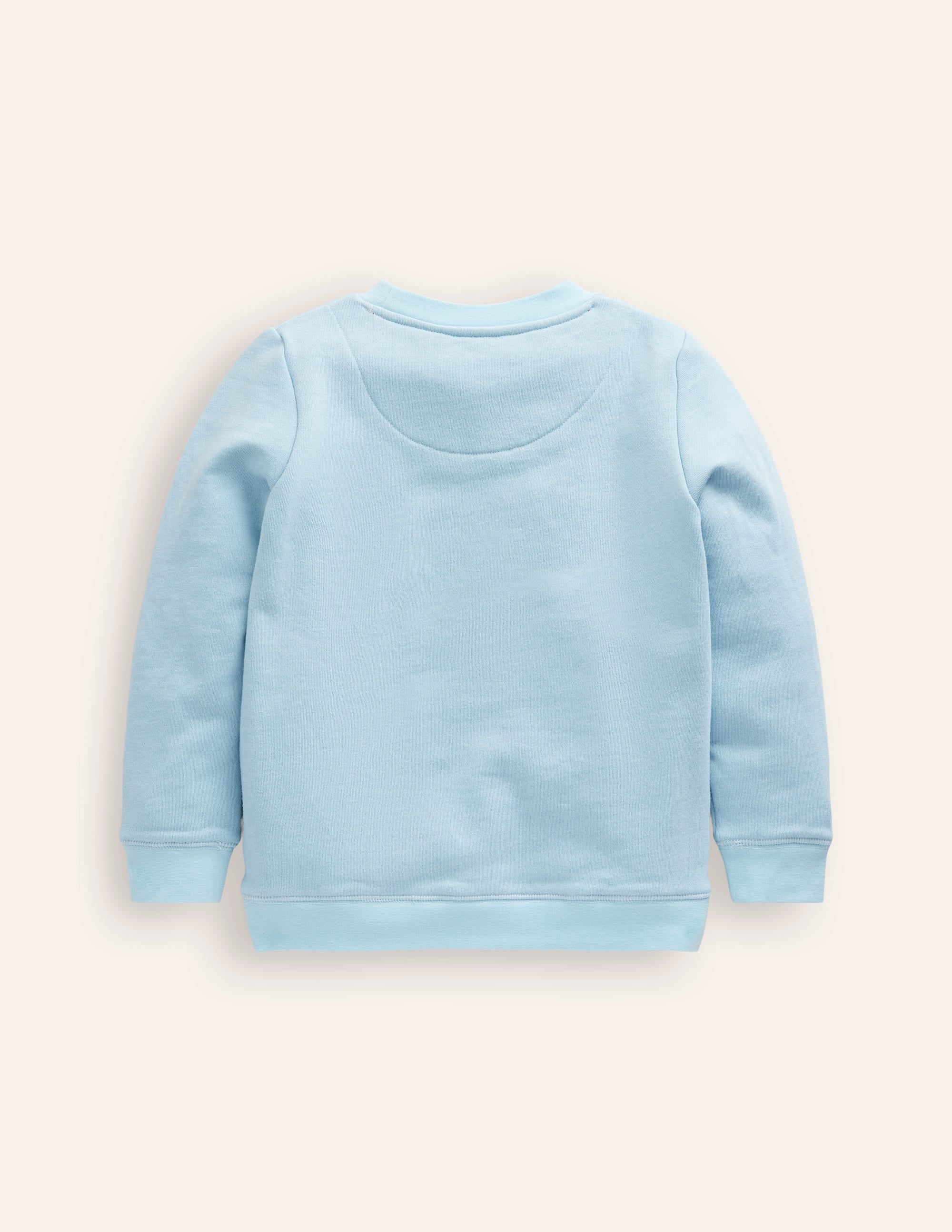 Appliqué Sweatshirt-Vintage Blue Carousel - Image 2
