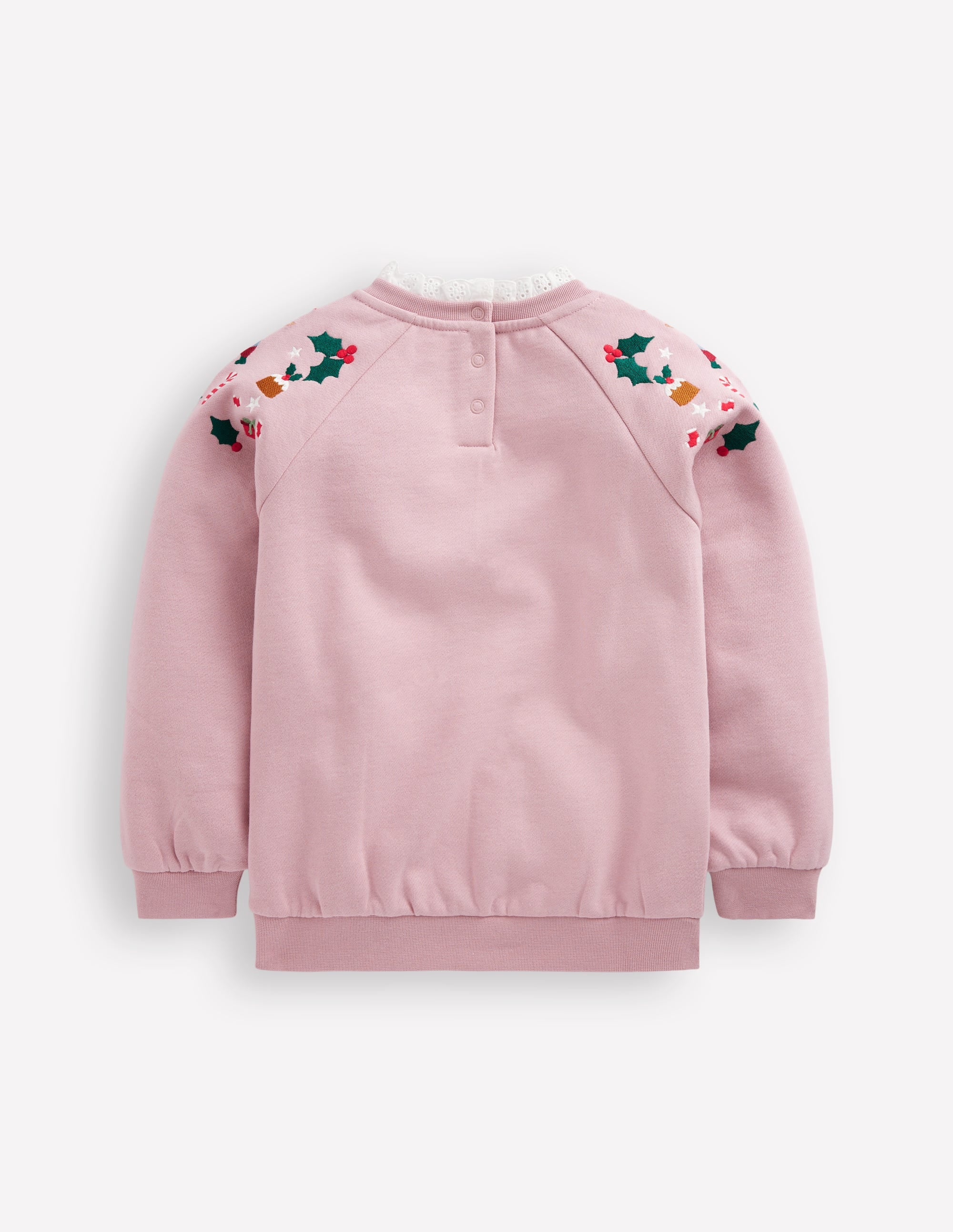 Embroidered Sweat-Vintage Pink - Image 2