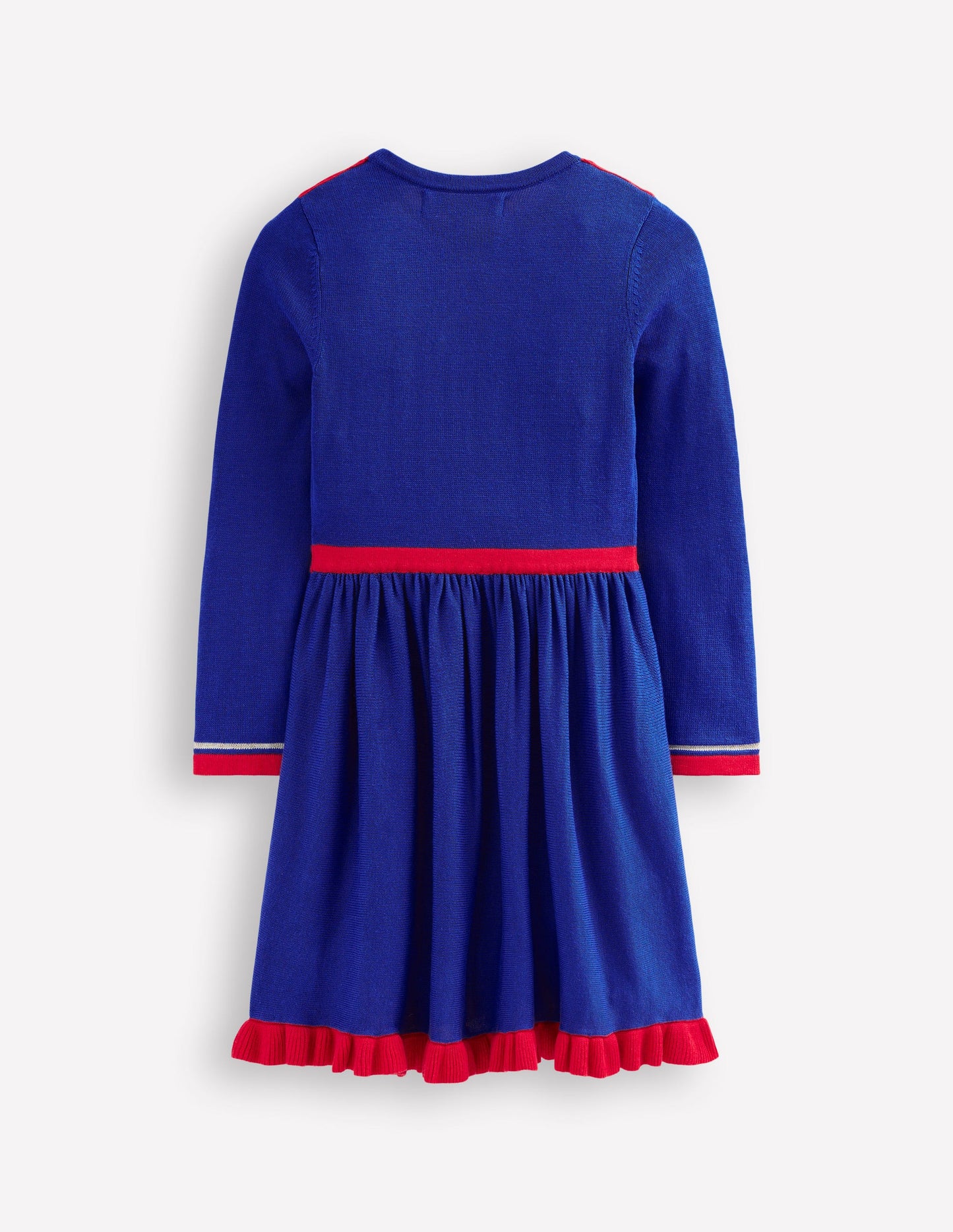 Robe Casse-noisette en maille-Bleu Marine Collège