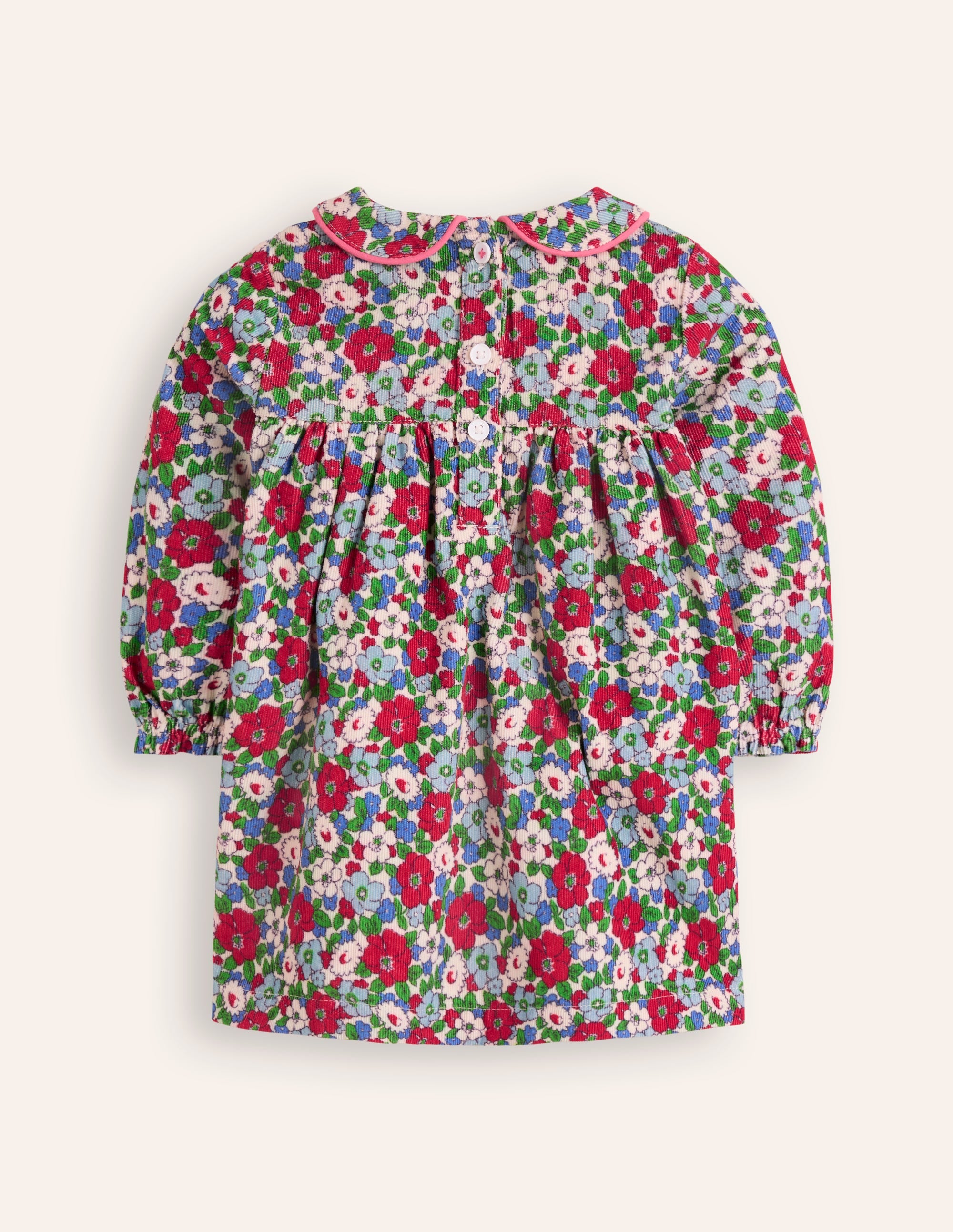 Robe de fête tissée-Motif floral bleu glacier - Image 2