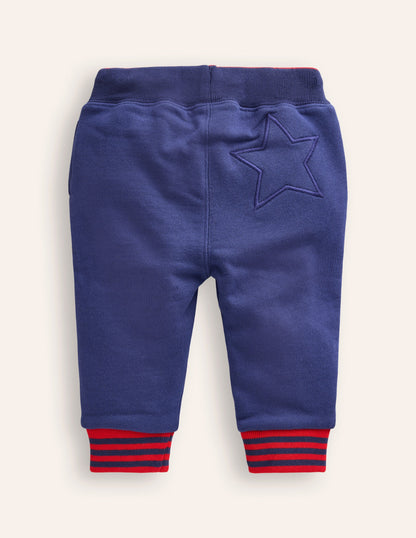 Essential Jersey Trousers-Starboard Blue