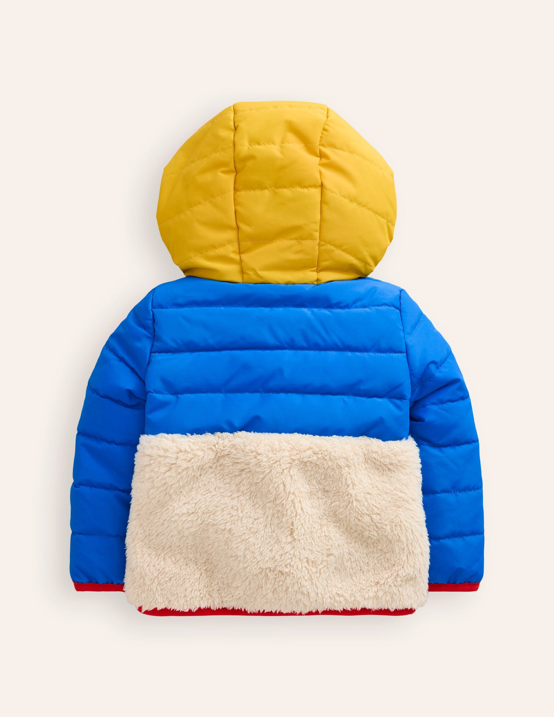 Mixed Borg Jacket-Multi-2