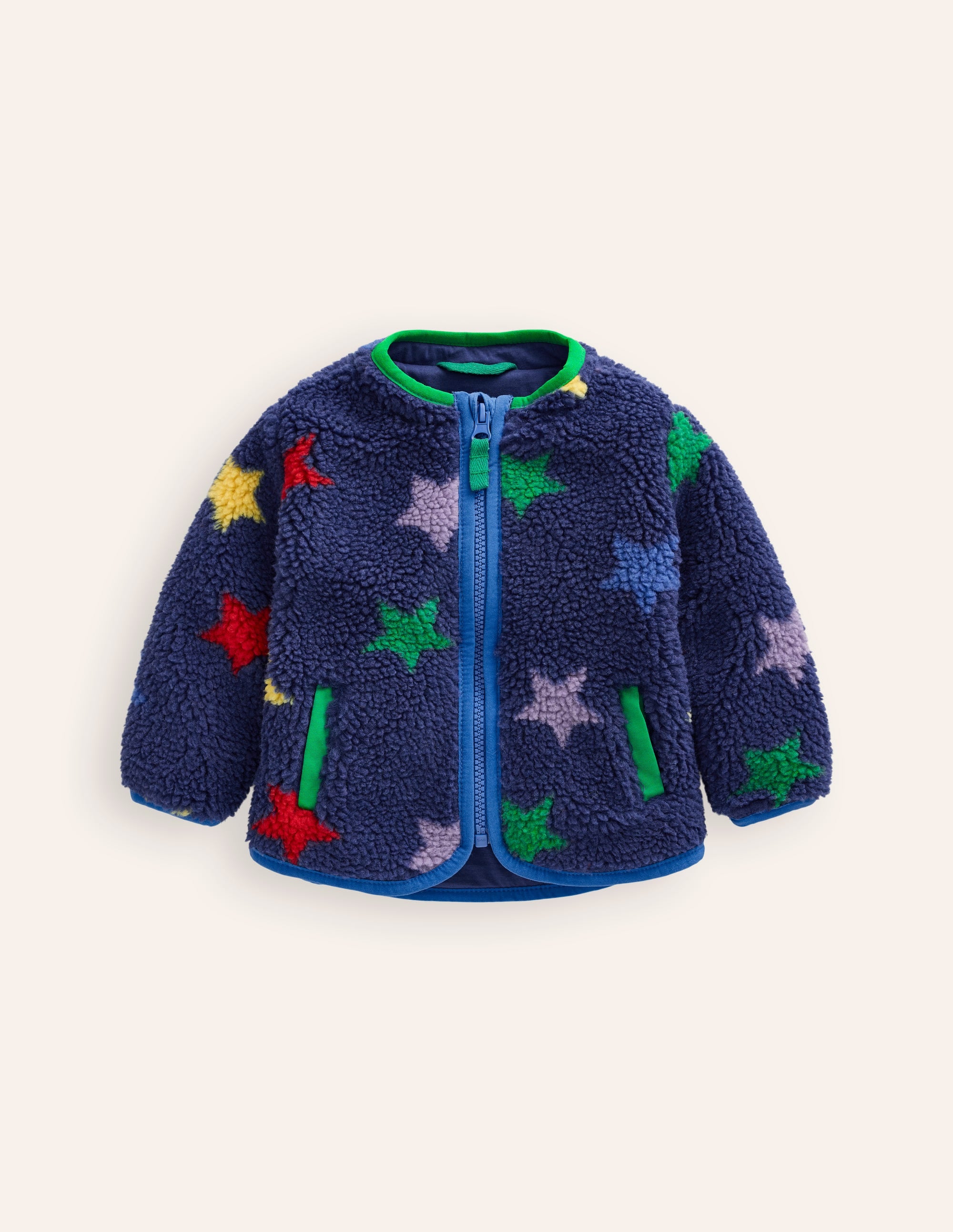 Veste douillette en borg-Étoile multi - Image 1