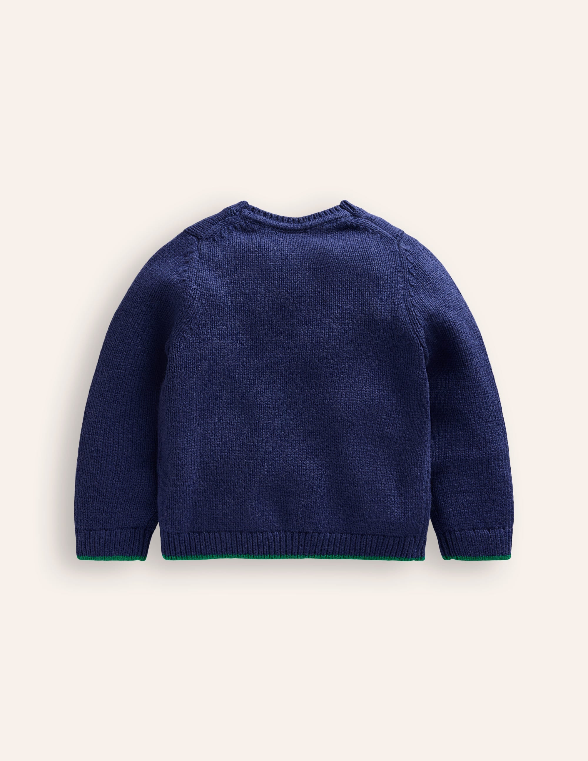 Gilet col V-Renards bleu saphir - Image 2
