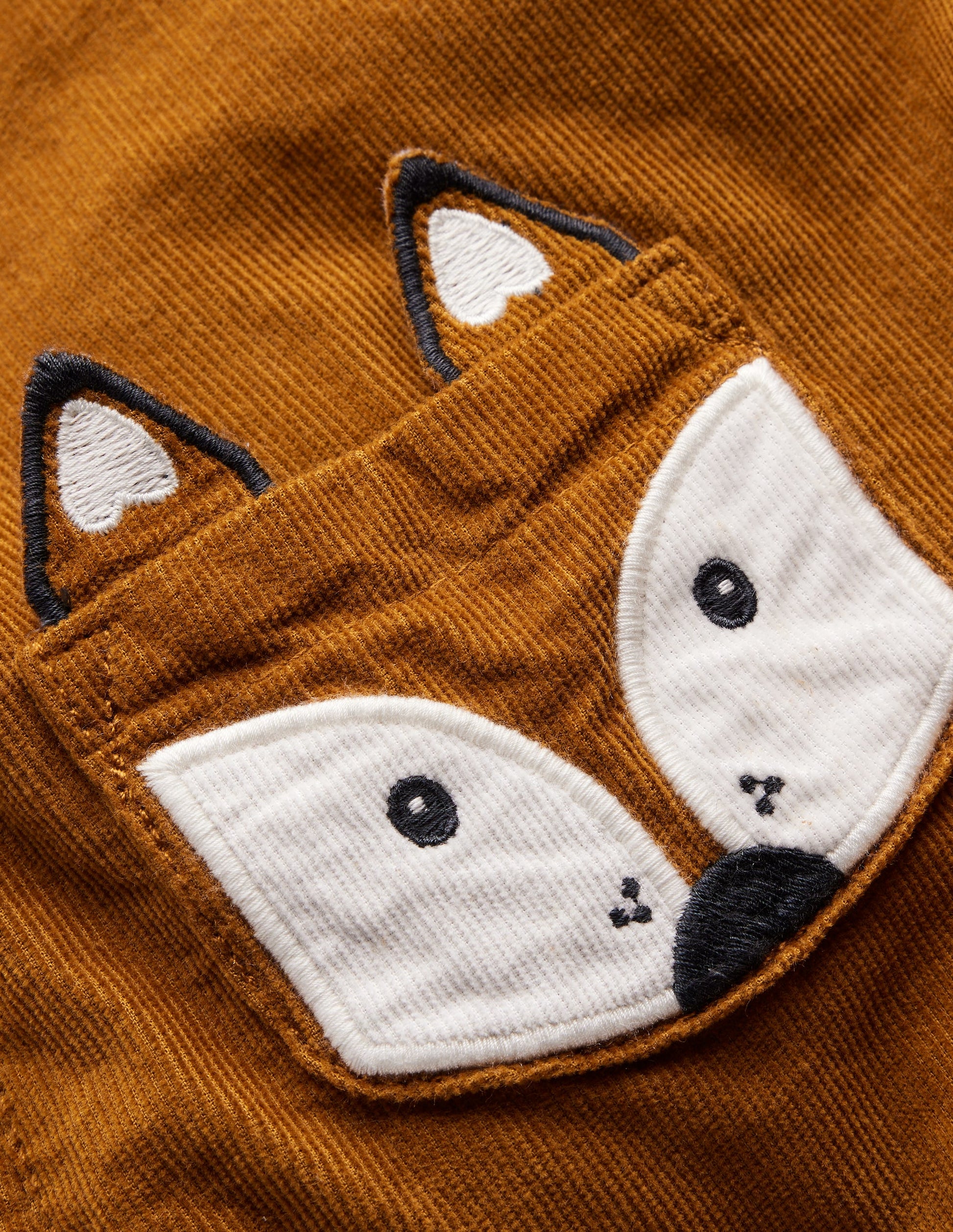 Originelle Latzhose aus Cord im Set-Karamellbonbon-Braun Fuchs-3