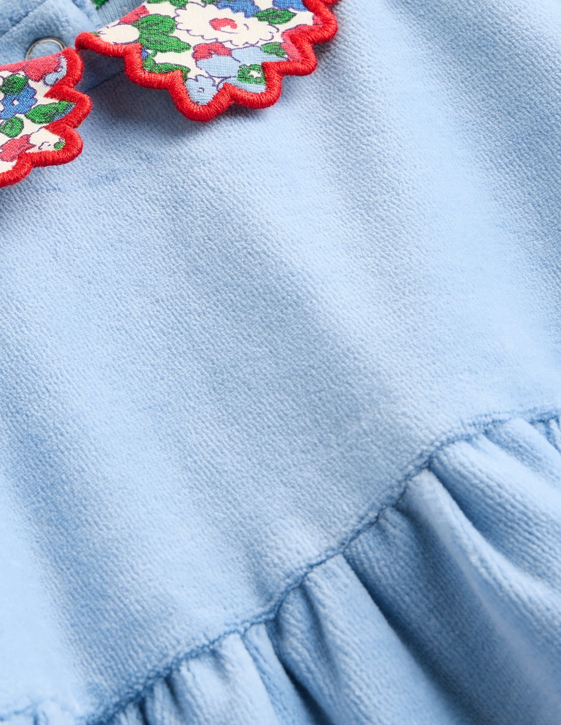 Ensemble robe en velours-Multi Spring Meadow-3