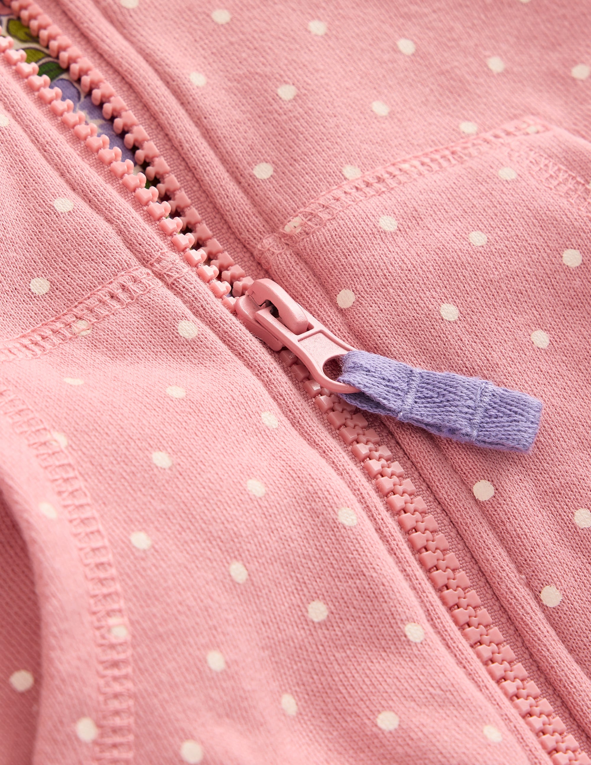 Origineller Kapuzenpullover mit Kunstfellfutter-Mandelrosa Hase - Image 3