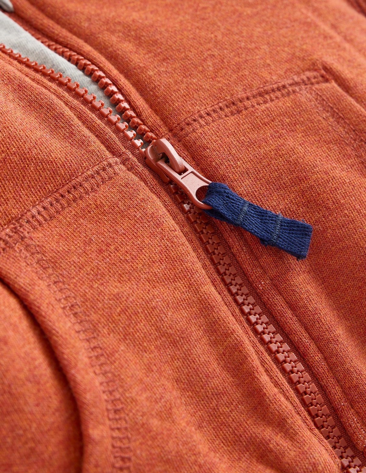 Kapuzenpullover mit Kunstfellfutter-Terrakotta Fuchs-3