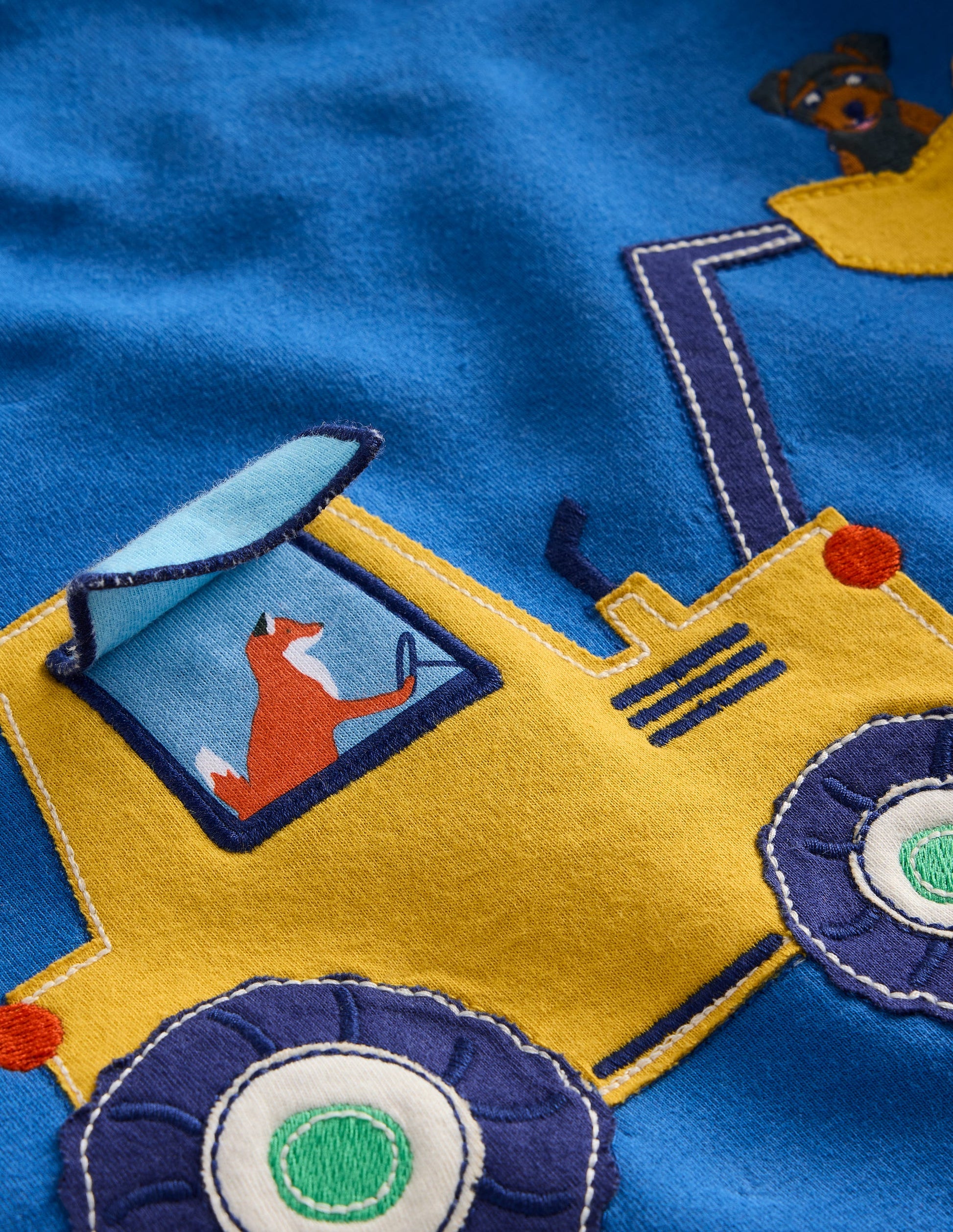 Jersey-Set mit Oberteil und Hose-Blauhäher Bagger-3