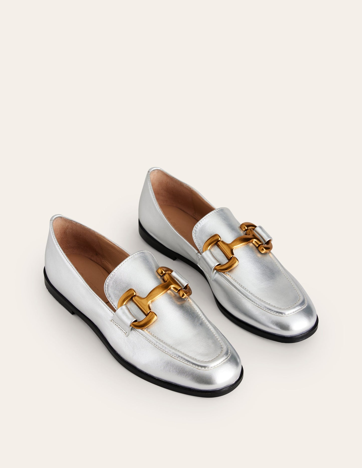 Iris Loafer mit Trensendetail-Silber