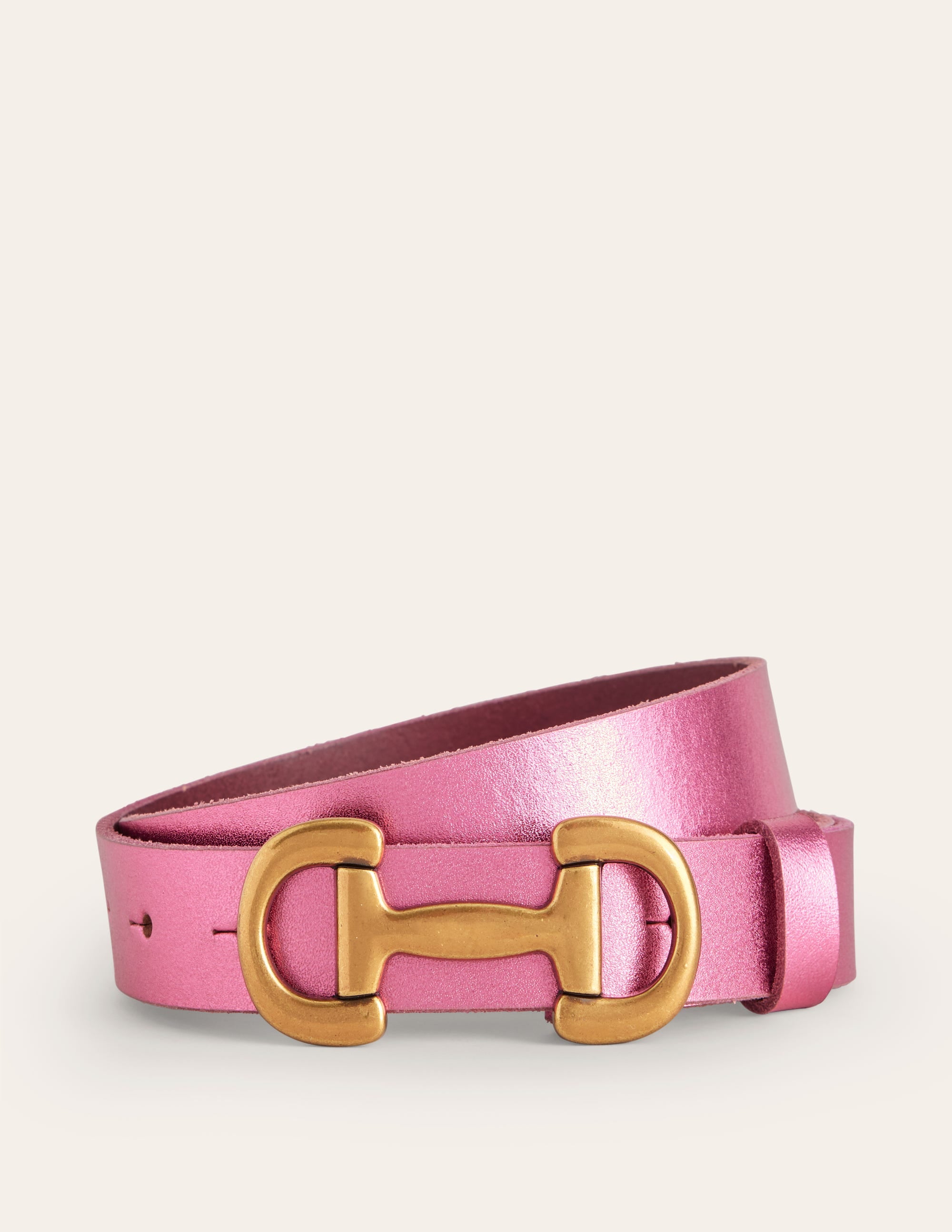 Ceinture Iris à mors en cuir-Black - Image 2