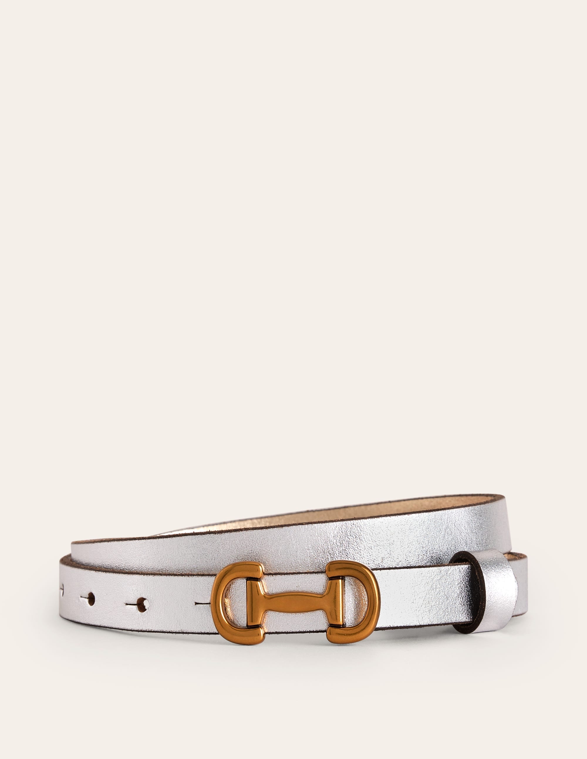 Ceinture fine Iris à mors-Argenté - Image 2