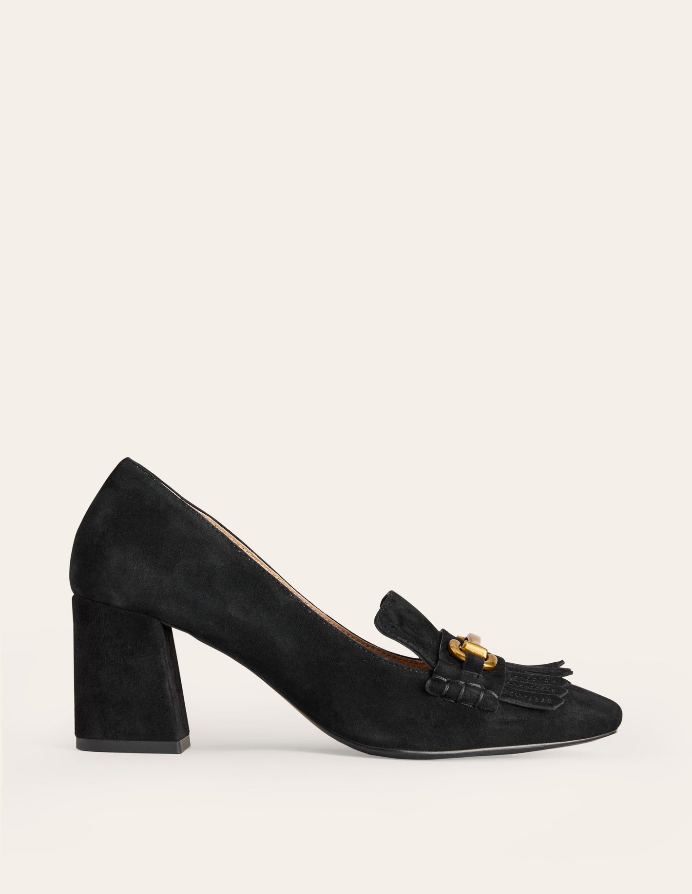 Iris Ghillie Loafer mit Absatz-Schwarz