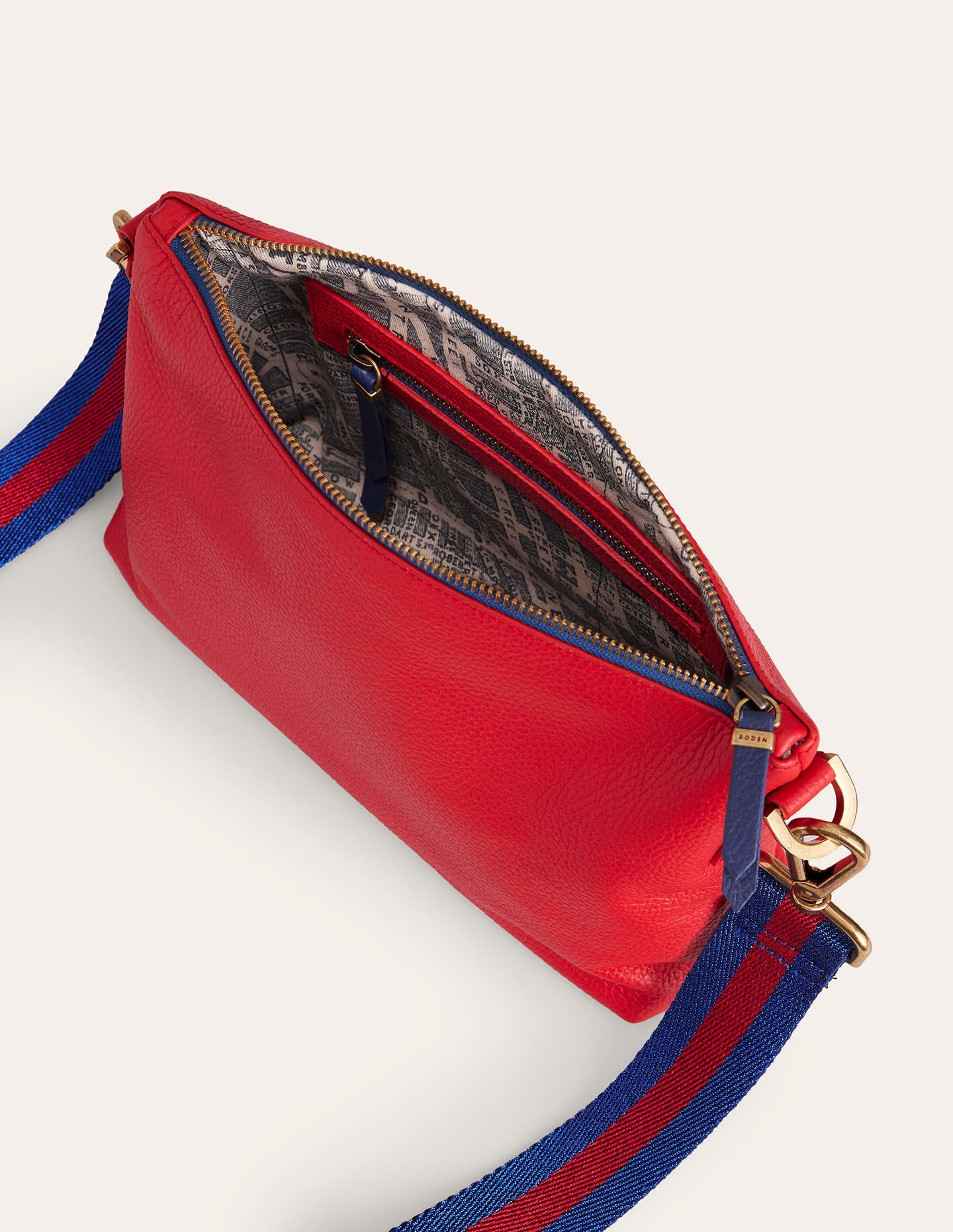 Sac à bandoulière en cuir-Gueule-de-loup - Image 4