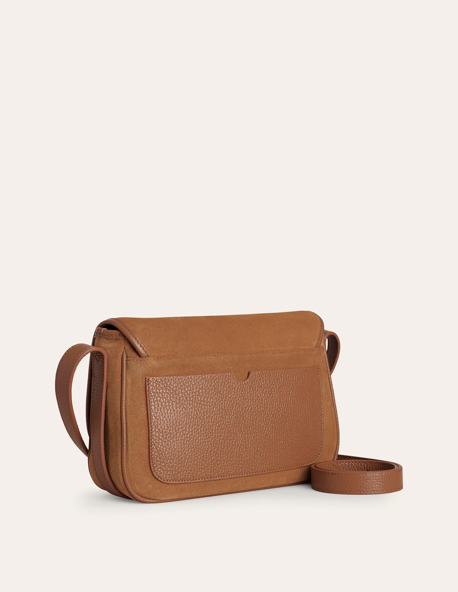 Iris Ledertasche mit Trensendetail-Hellbraun-3