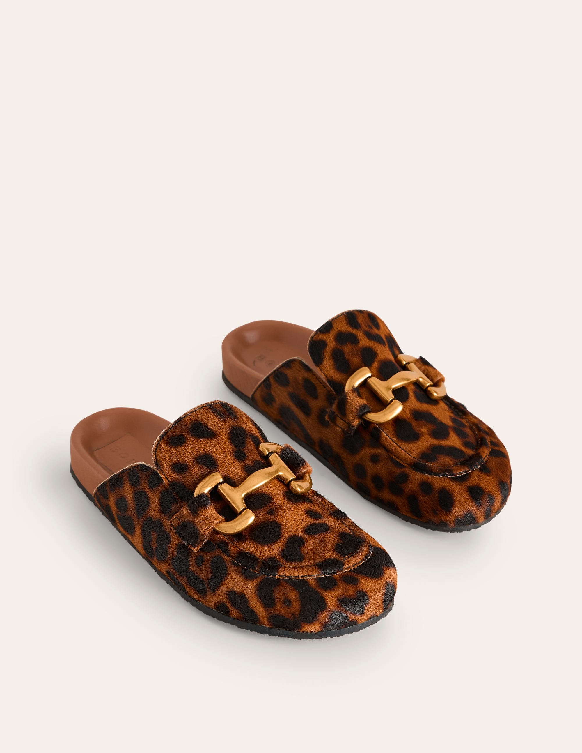Iris Pantoletten mit Trensendetail-Klassisches Leopardenmuster - Image 3