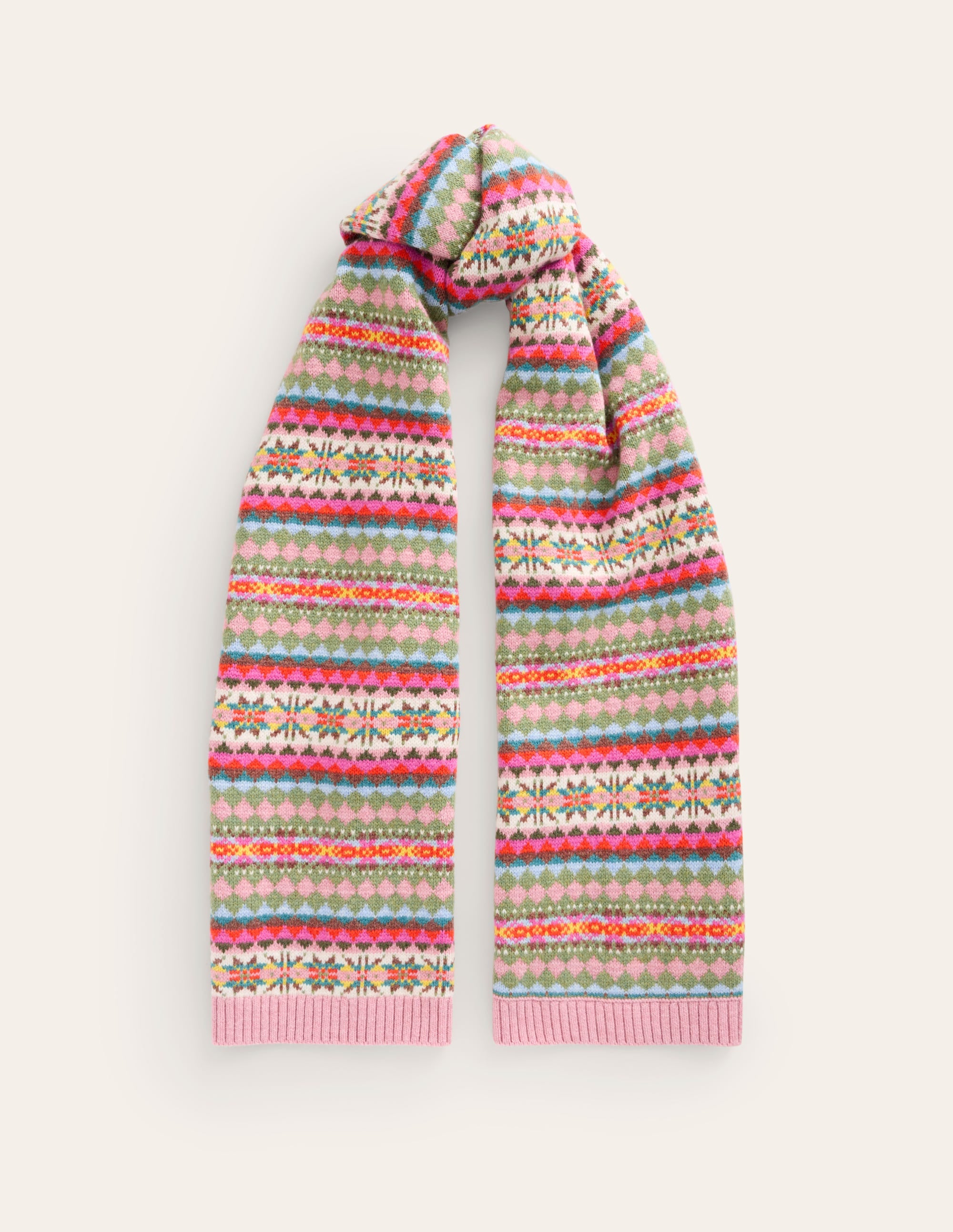 Fair-Isle-Schal-Blasspink - Image 2